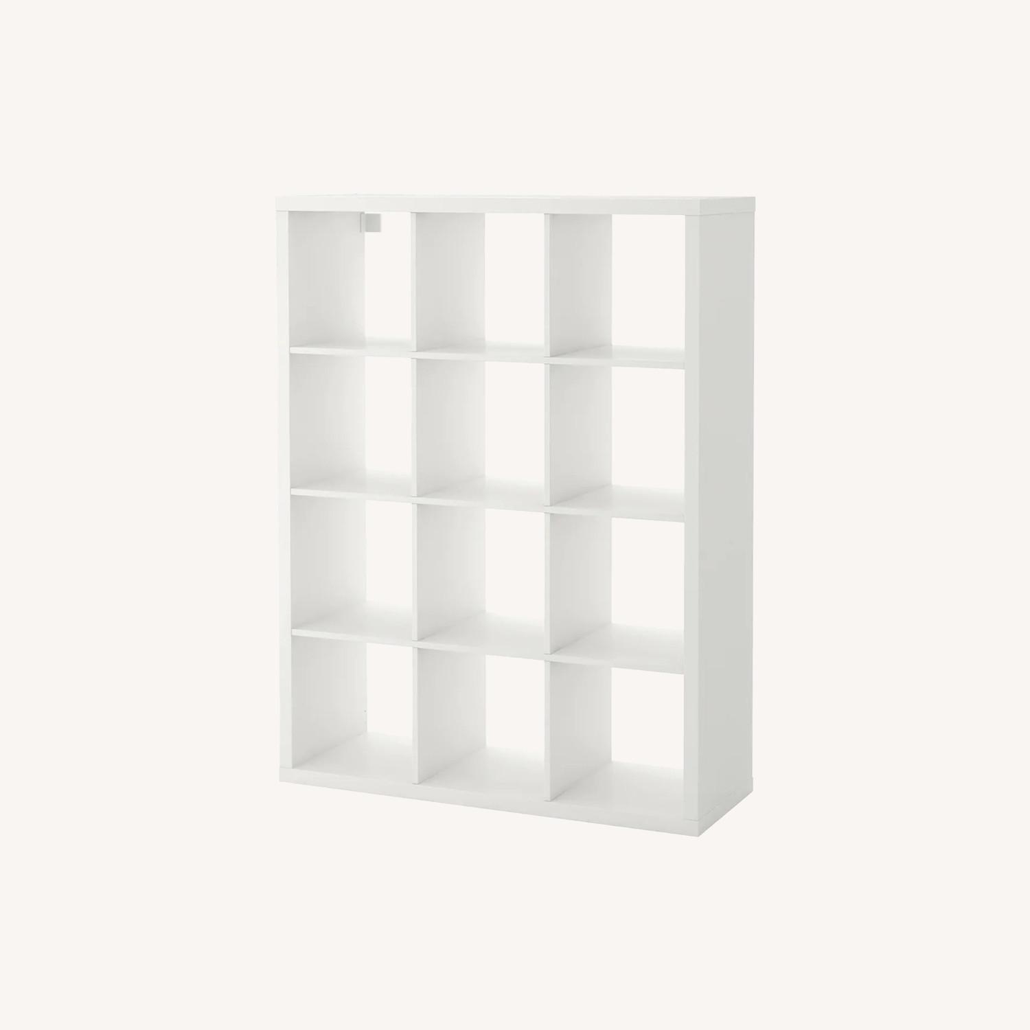 IKEA White Kallax Record Shelf - image-0
