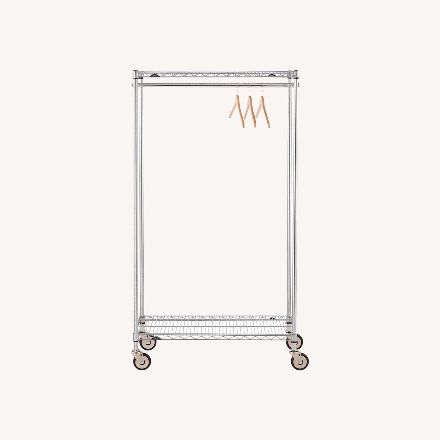 Container Store Metro Industrial Clothes Rack - image-0