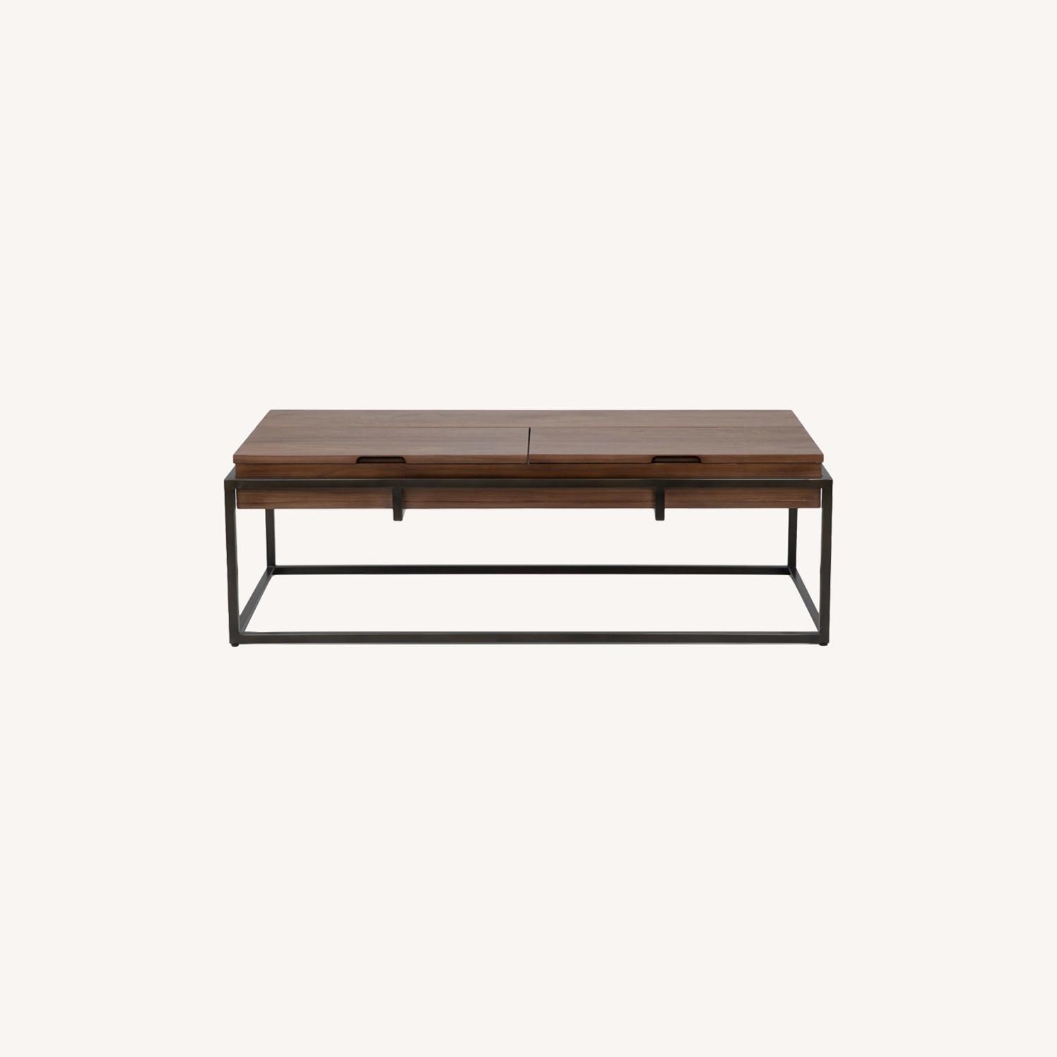 Article Oscuro Walnut Storage Wood Coffee Table - image-0