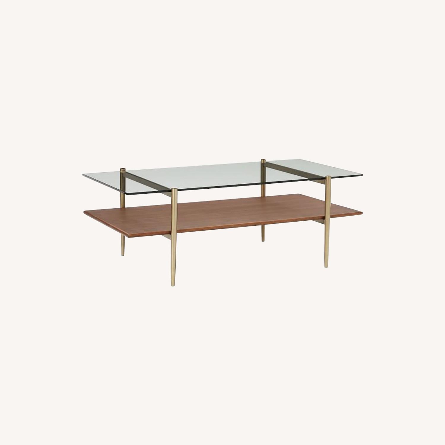 West Elm Art Display Coffee Table AptDeco
