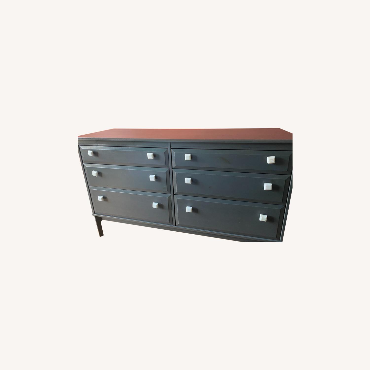 IKEA Grey 6 Drawer Dresser AptDeco