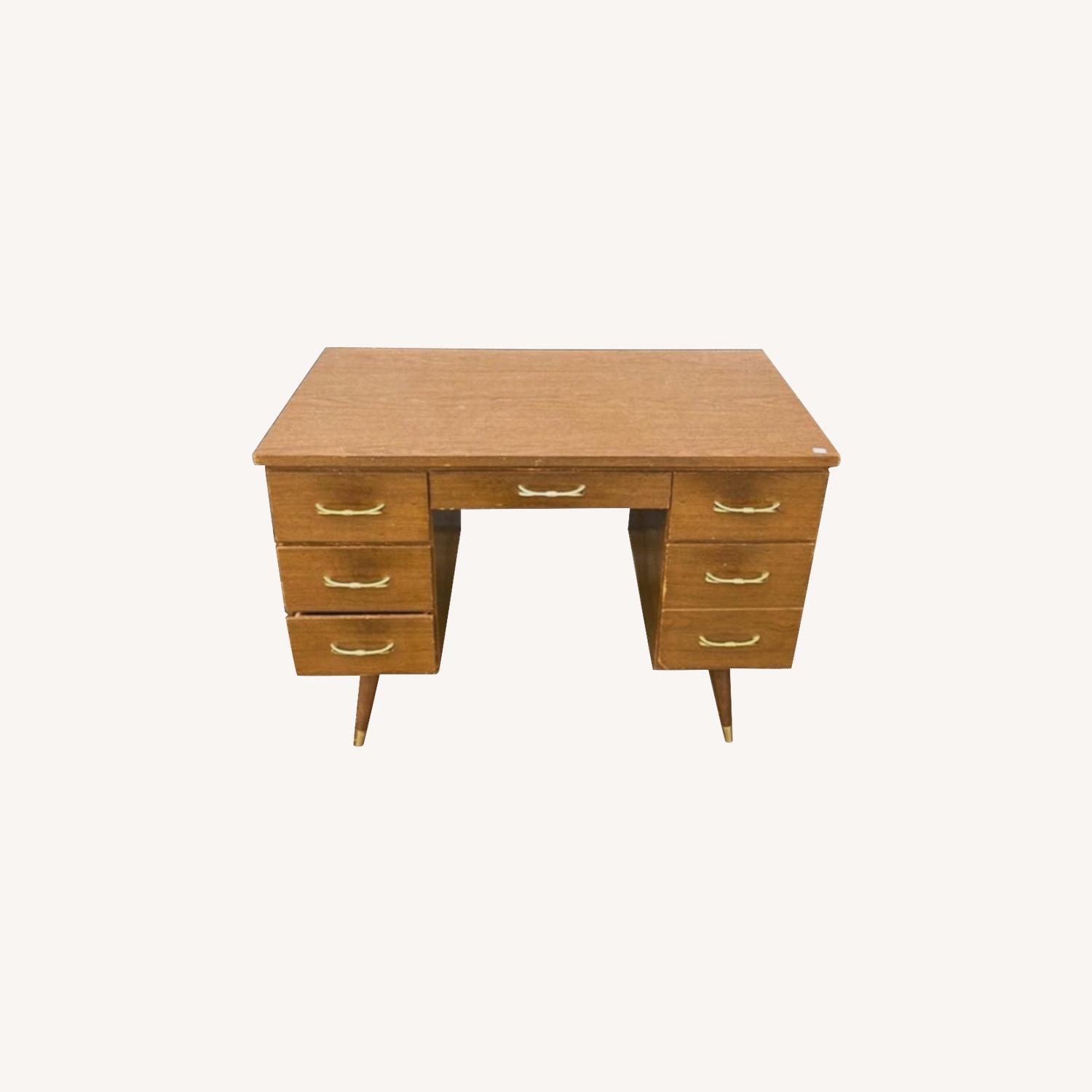Vintage Mid Century Modern Desk - image-0