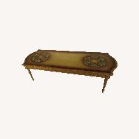 Vintage Regency Gold Painted Coffee Table