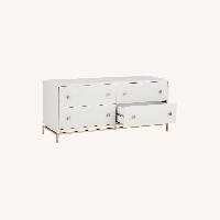CB2 Ivory Shagreen Dresser - AptDeco