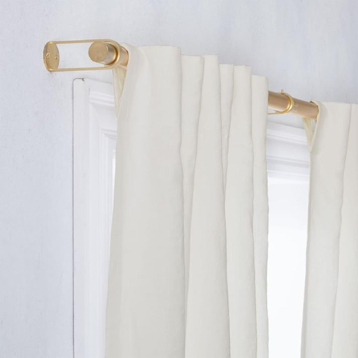 West Elm Belgin Flax Linen Curtains - image-5