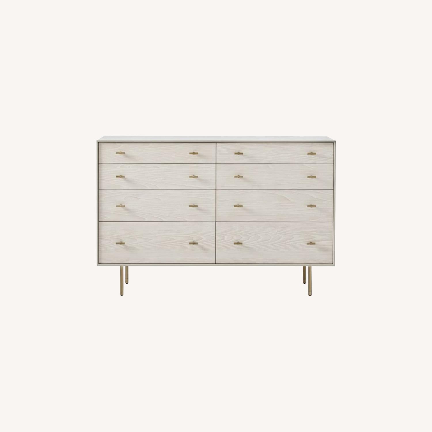 West Elm Modernist Wood + Lacquer 8Drawer Dresser AptDeco