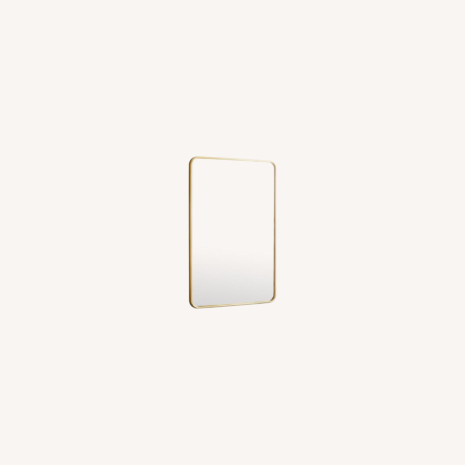West Elm Modern Streamline Wall Mirror AptDeco