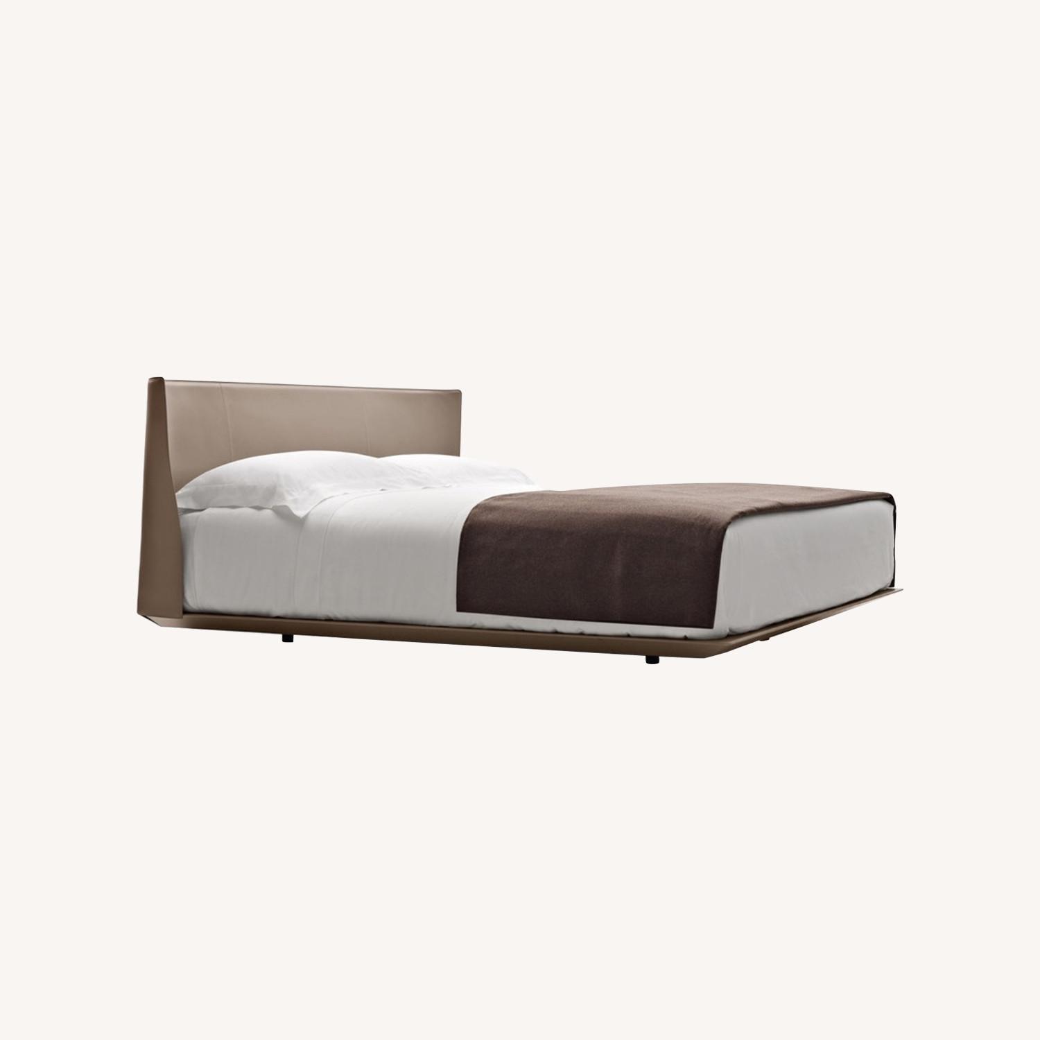 B&B Italia Leather King Bed - image-0