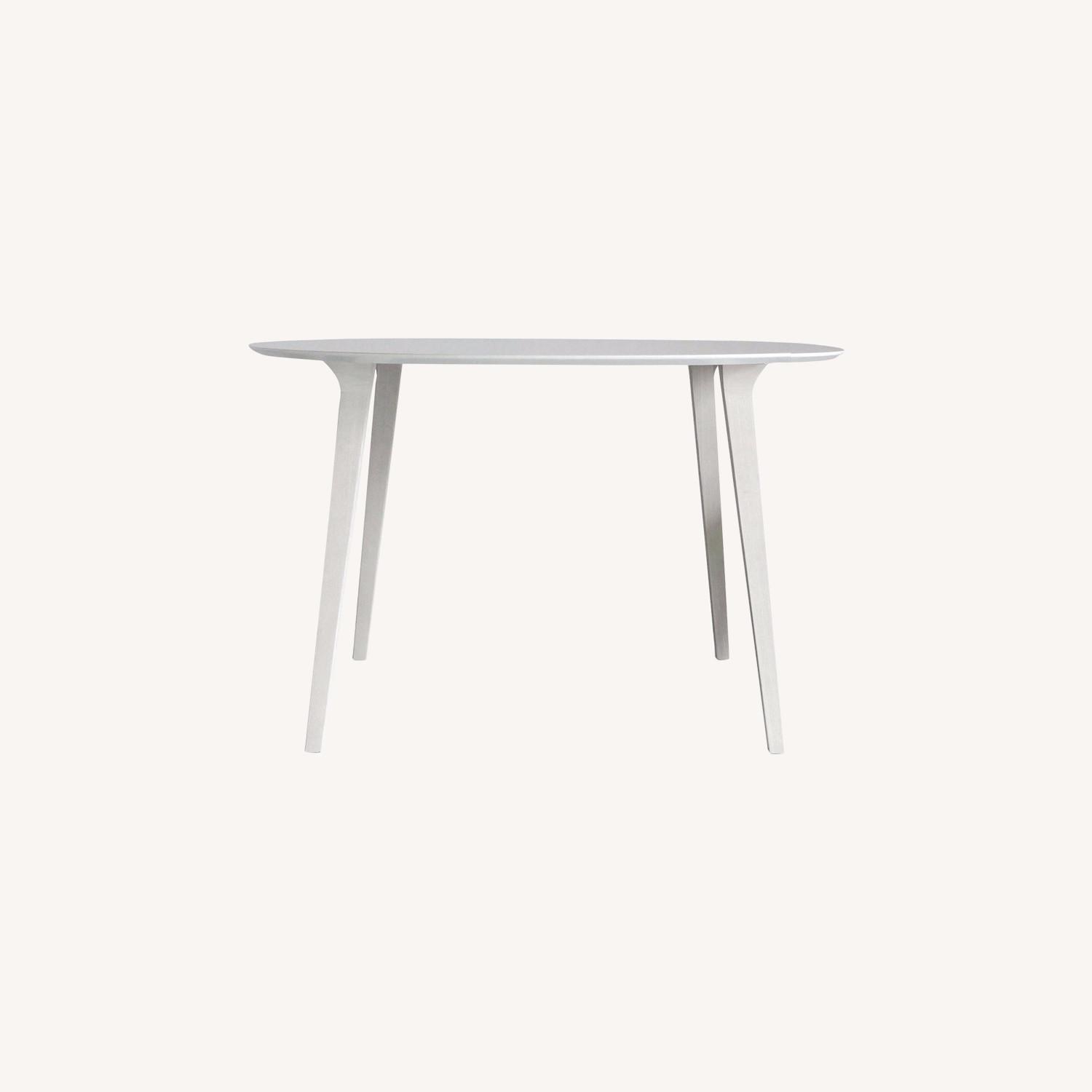 Design Within Reach Whitewash Ash Round Dining Table AptDeco