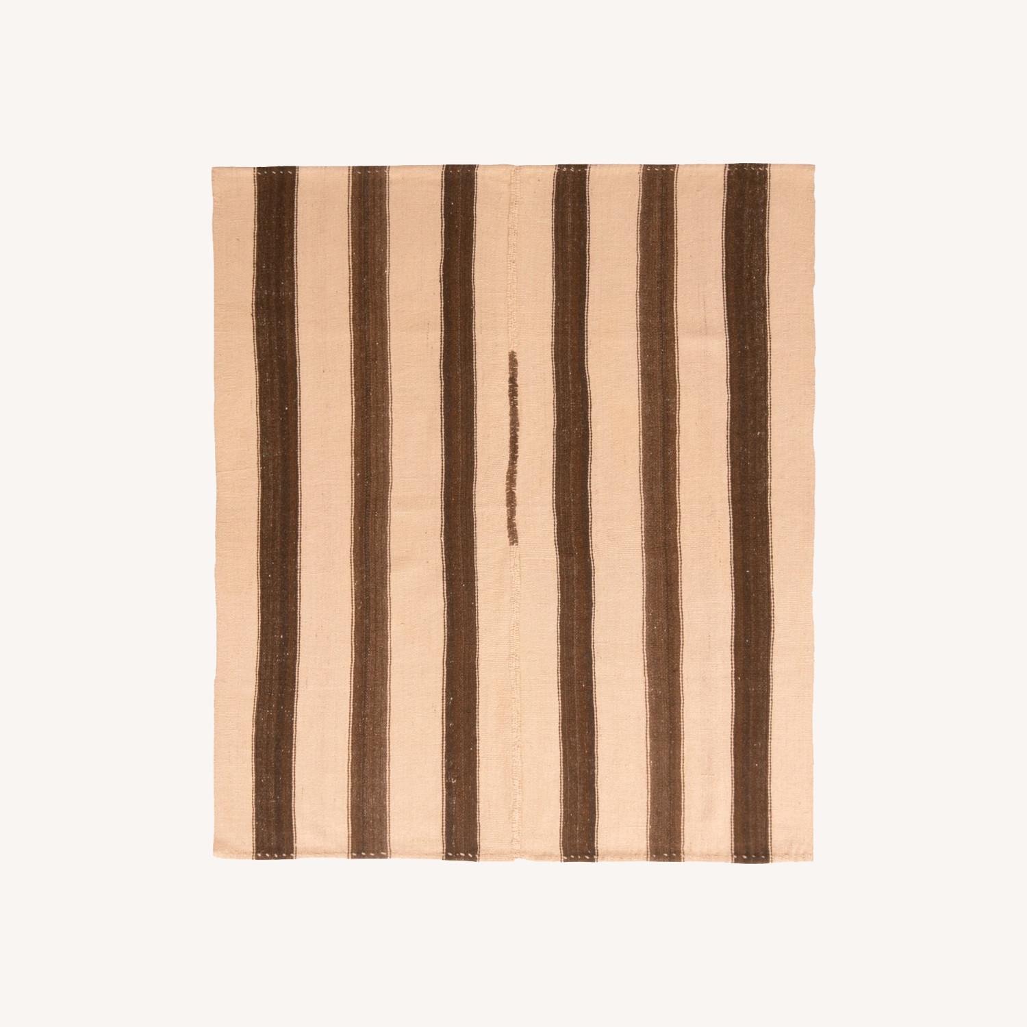 1950s MidCentury Persian Kilim Beige AptDeco