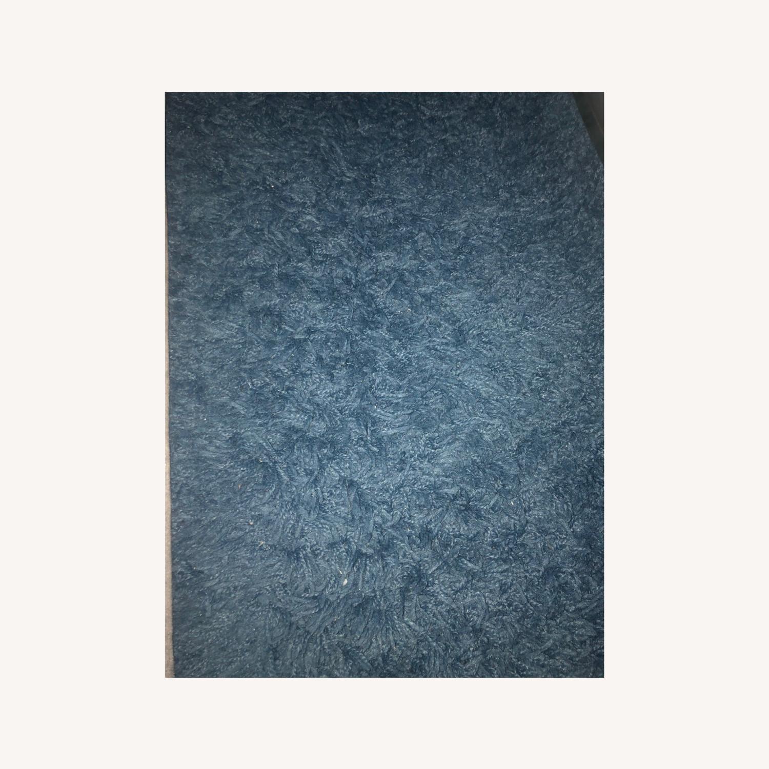 Wayfair Andover Mills Sapphire Blue Rug - image-0