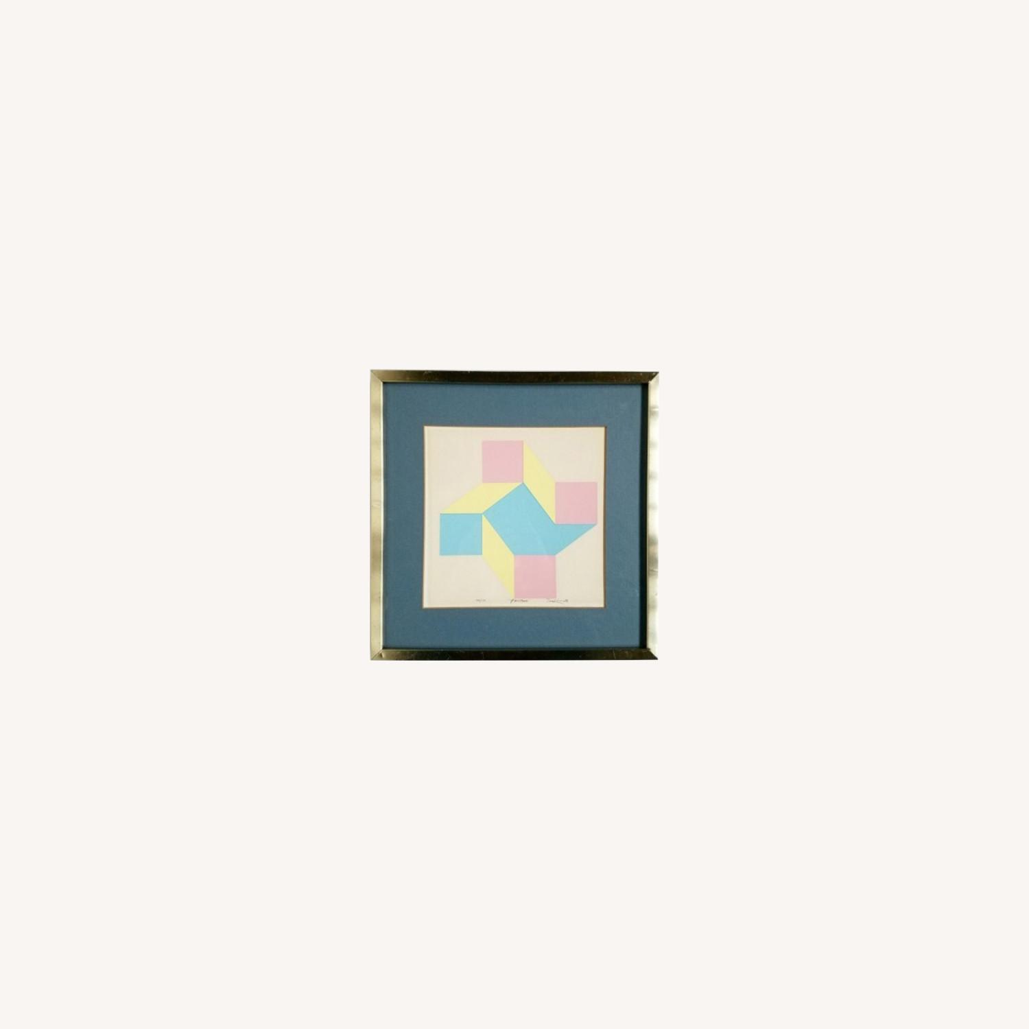 Vintage Framed Postmodern Freedom proof - AptDeco