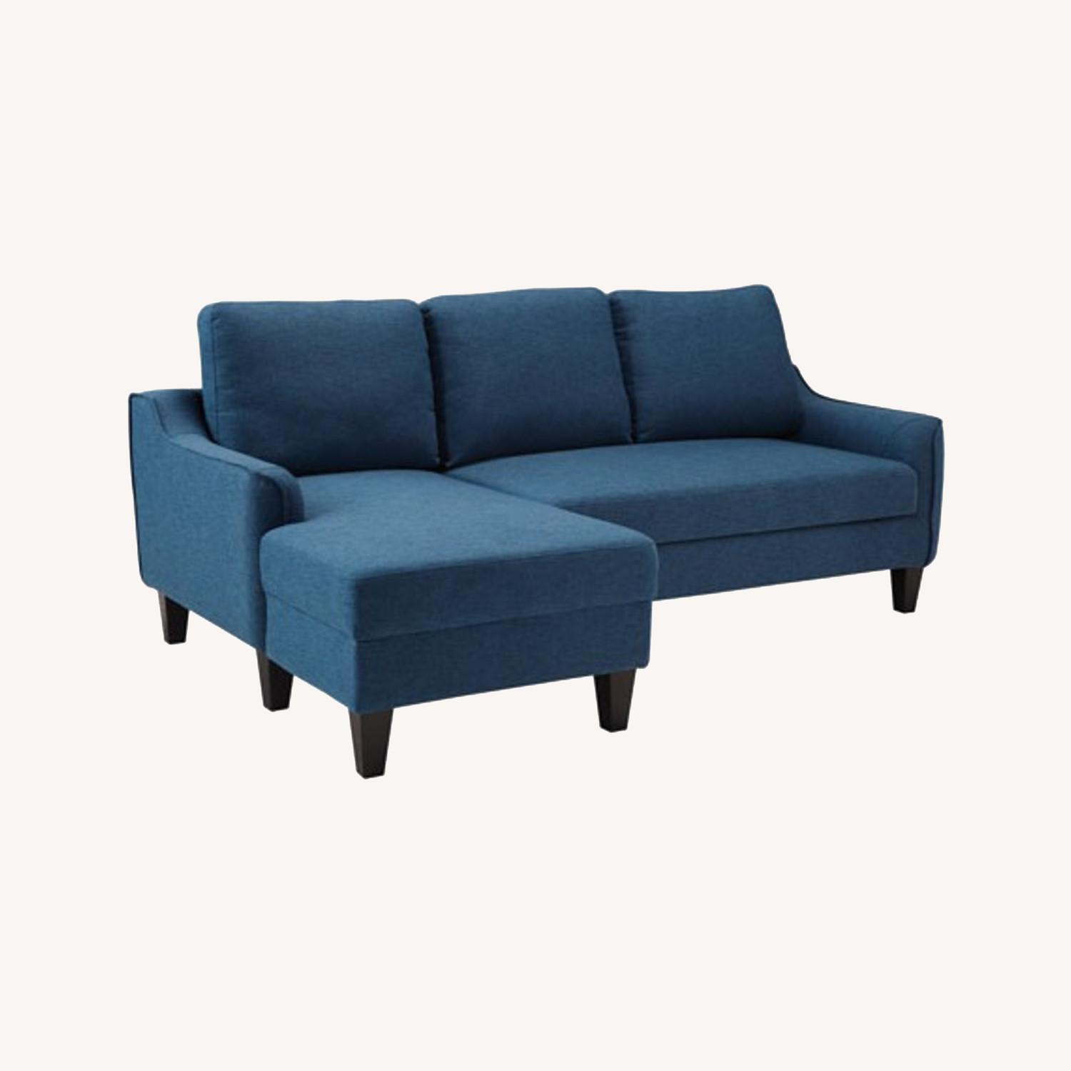 Ashley Furniture Jarreau Blue Sofa Sleeper - image-0