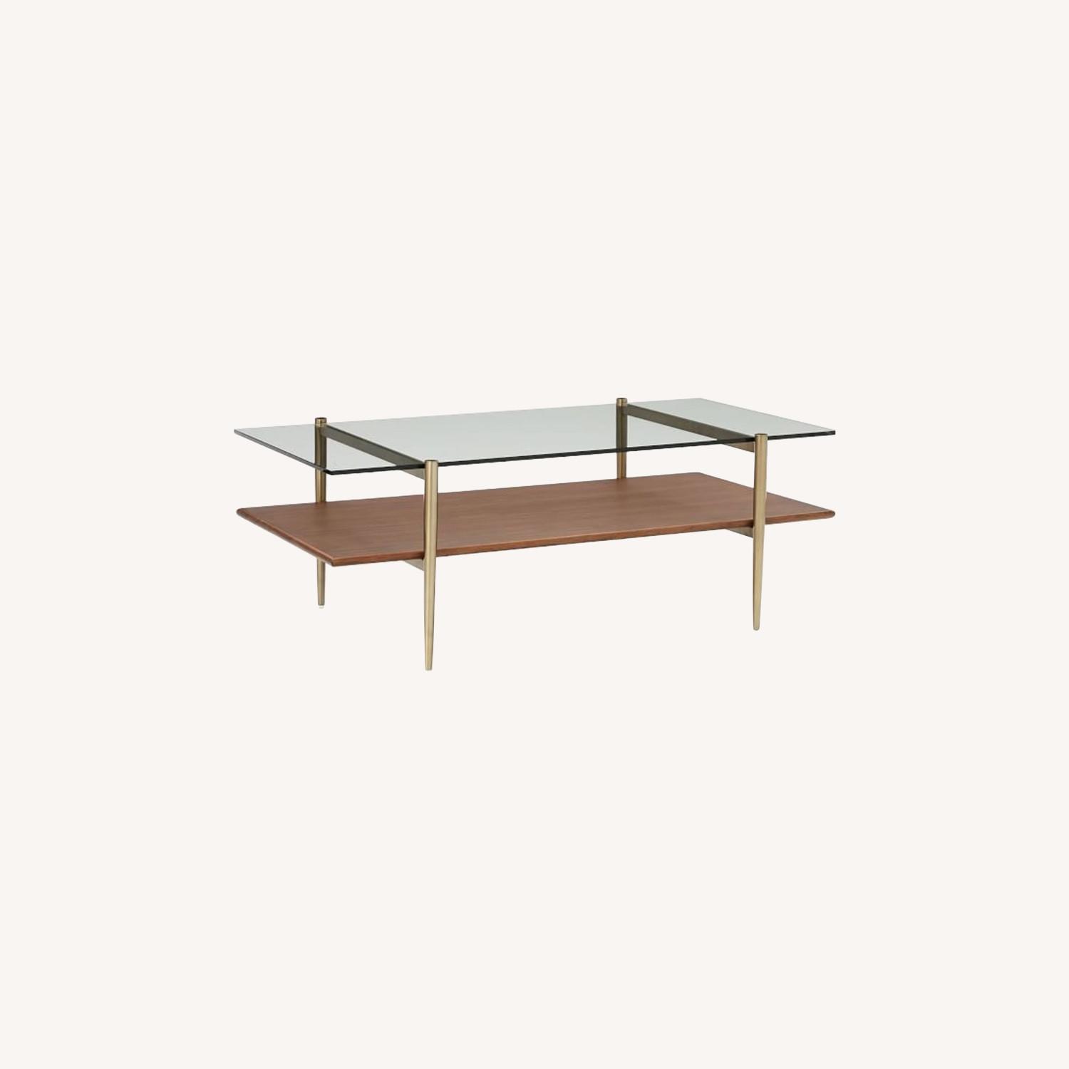 West Elm Art Display Coffee Table AptDeco