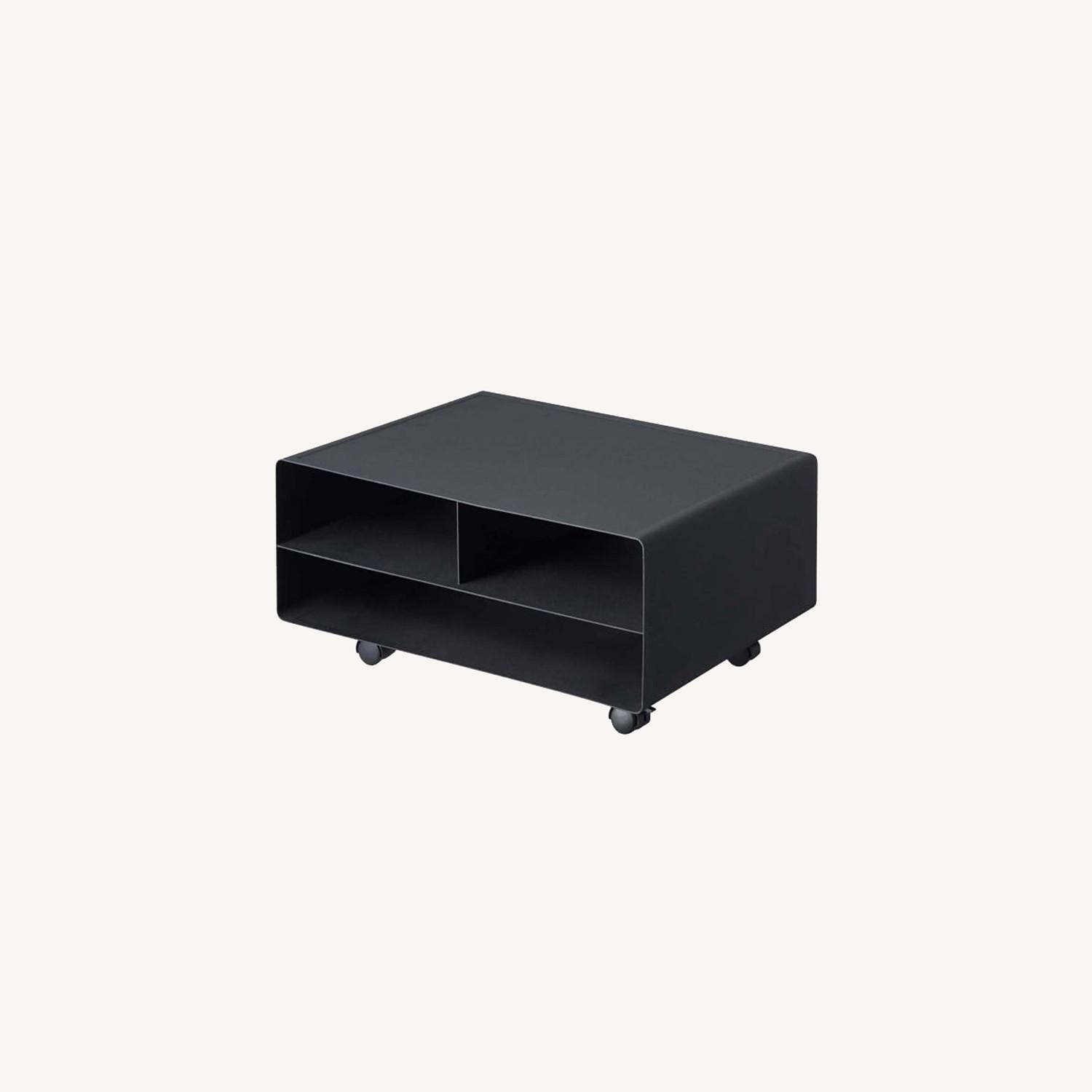 West Elm Tower Desktop Printer Stand, Black AptDeco