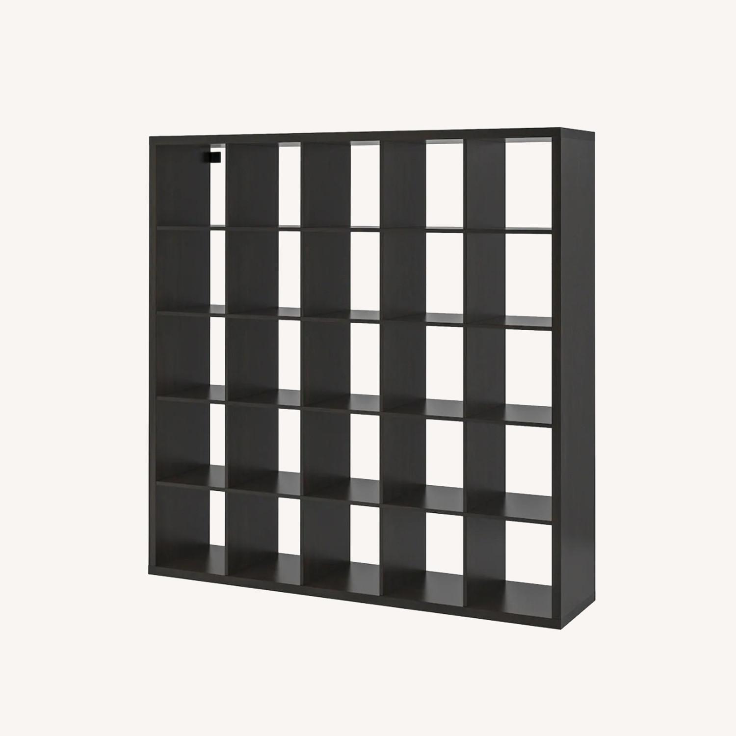 IKEA Stylish Black-Brown Bookcase - image-0