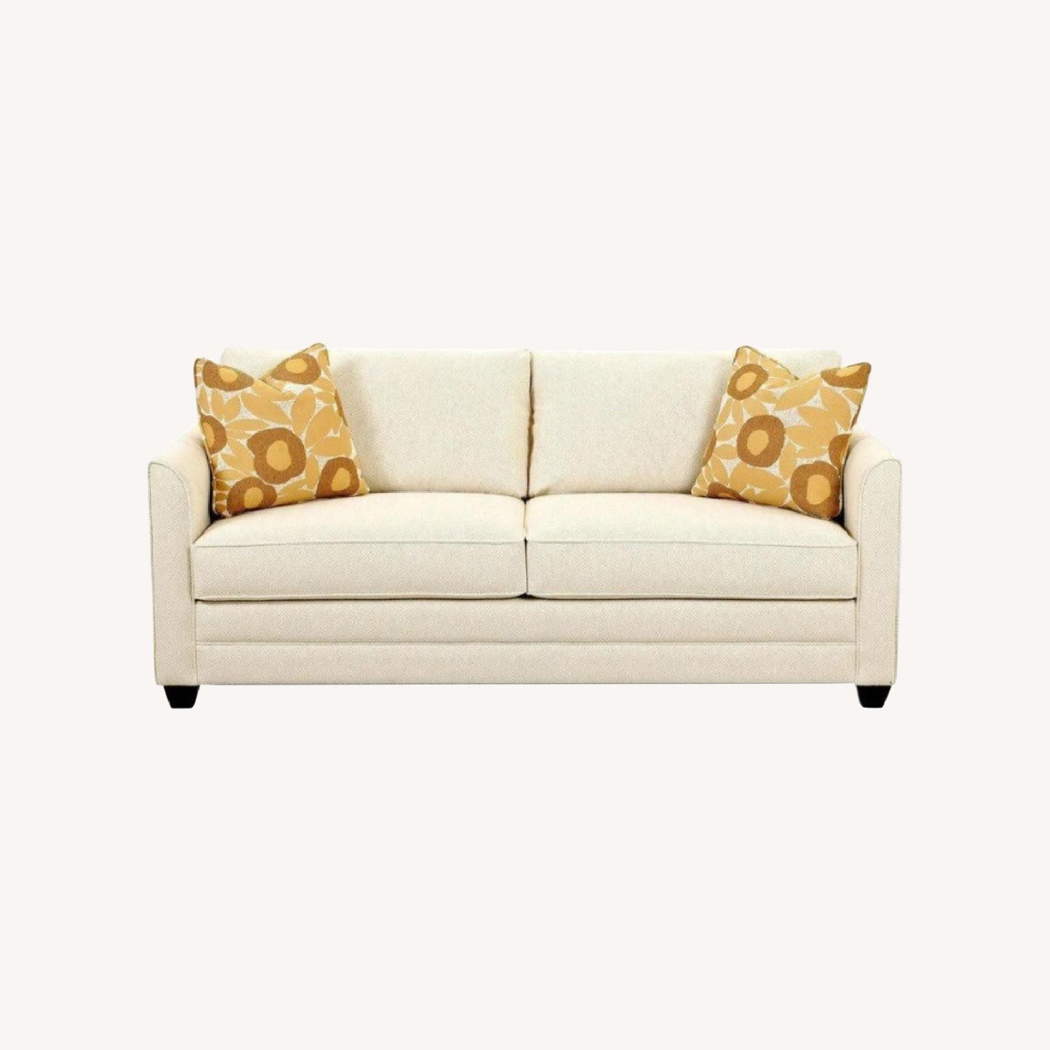 Jennifer Convertibles Tan Queen Sleeper Sofa AptDeco