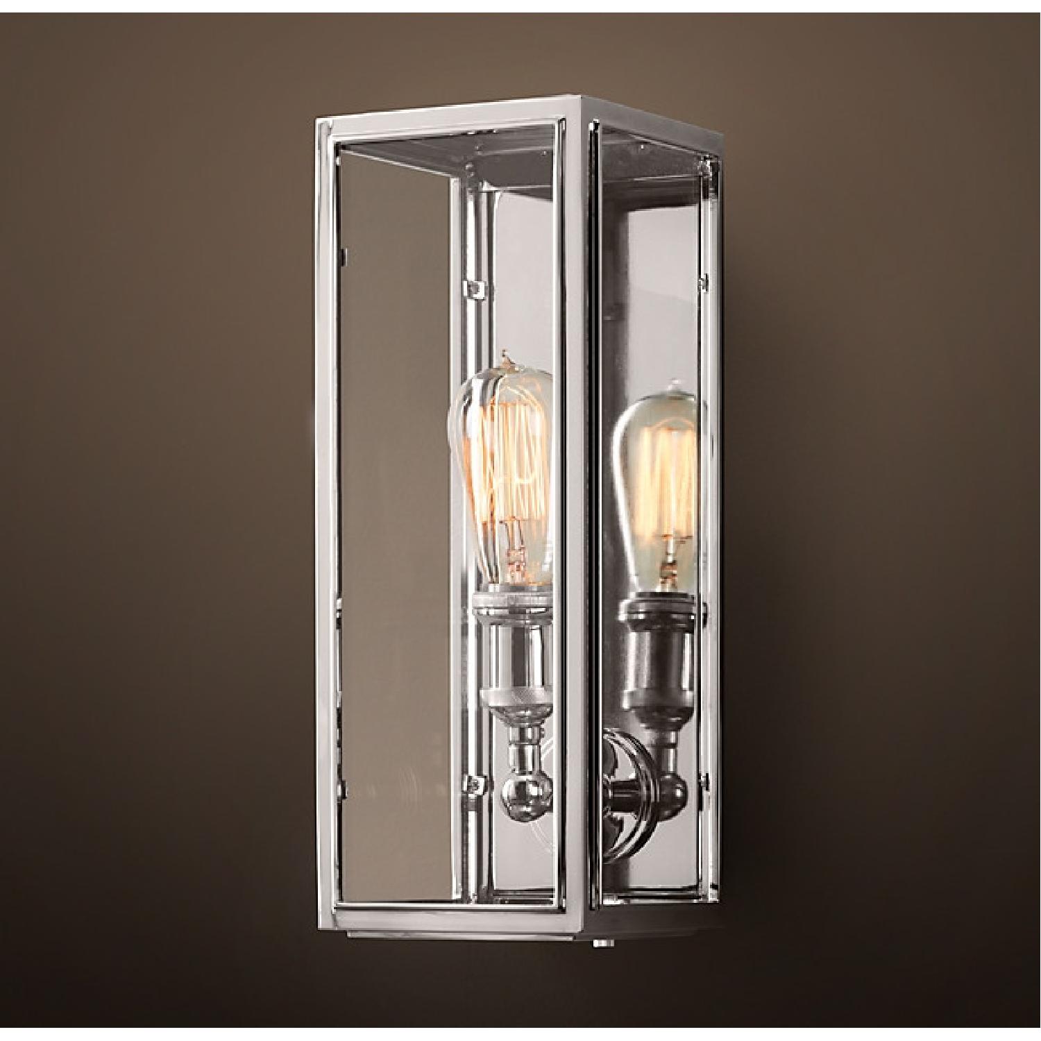 Restoration Hardware Filament Clear Glass Narrow Sconce - image-5