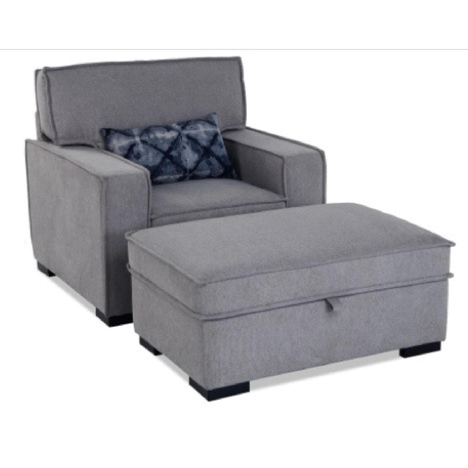 Bob's Discount PLAYSCAPE Chair and Ottoman AptDeco