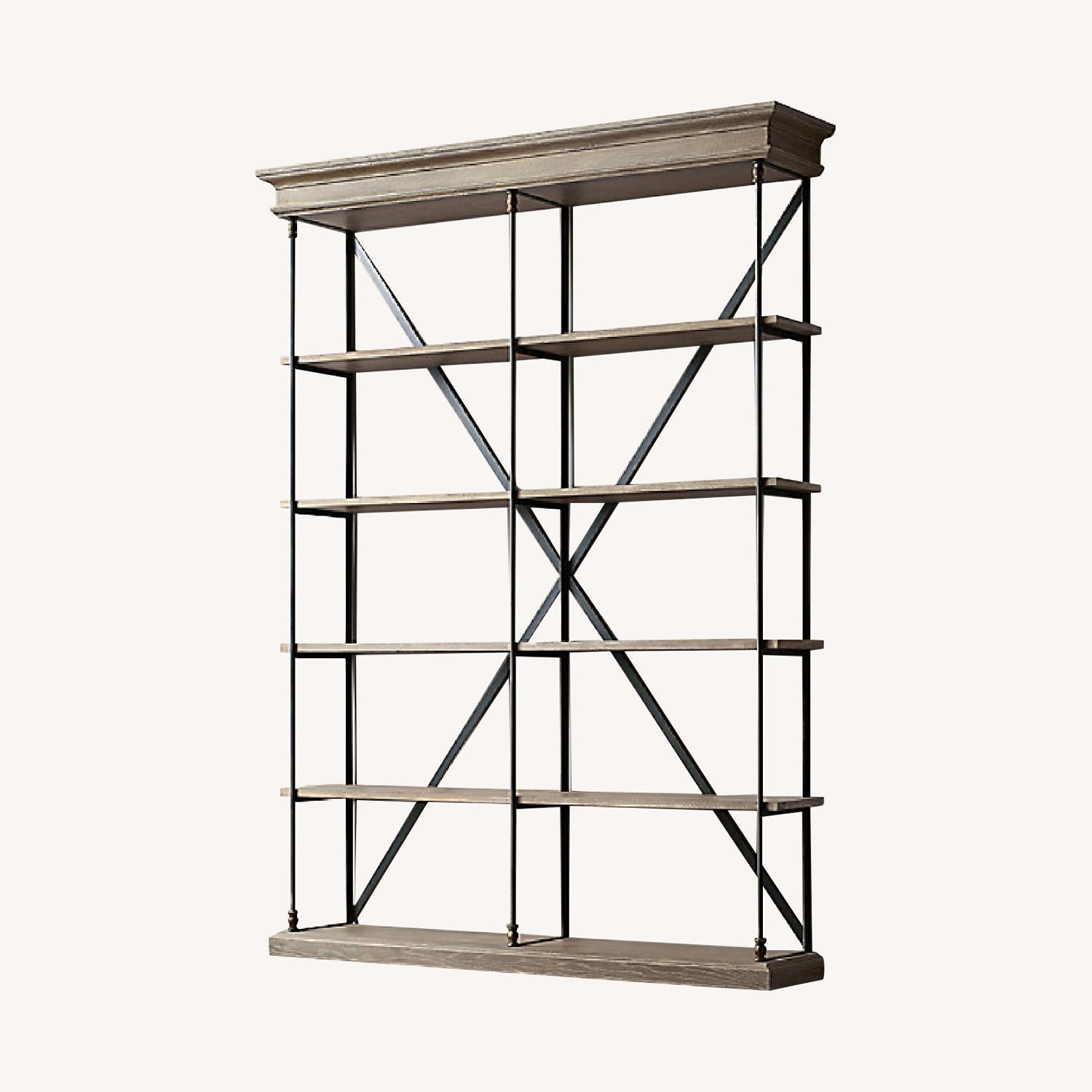 Restoration Hardware Parisian Double Shelving - image-0
