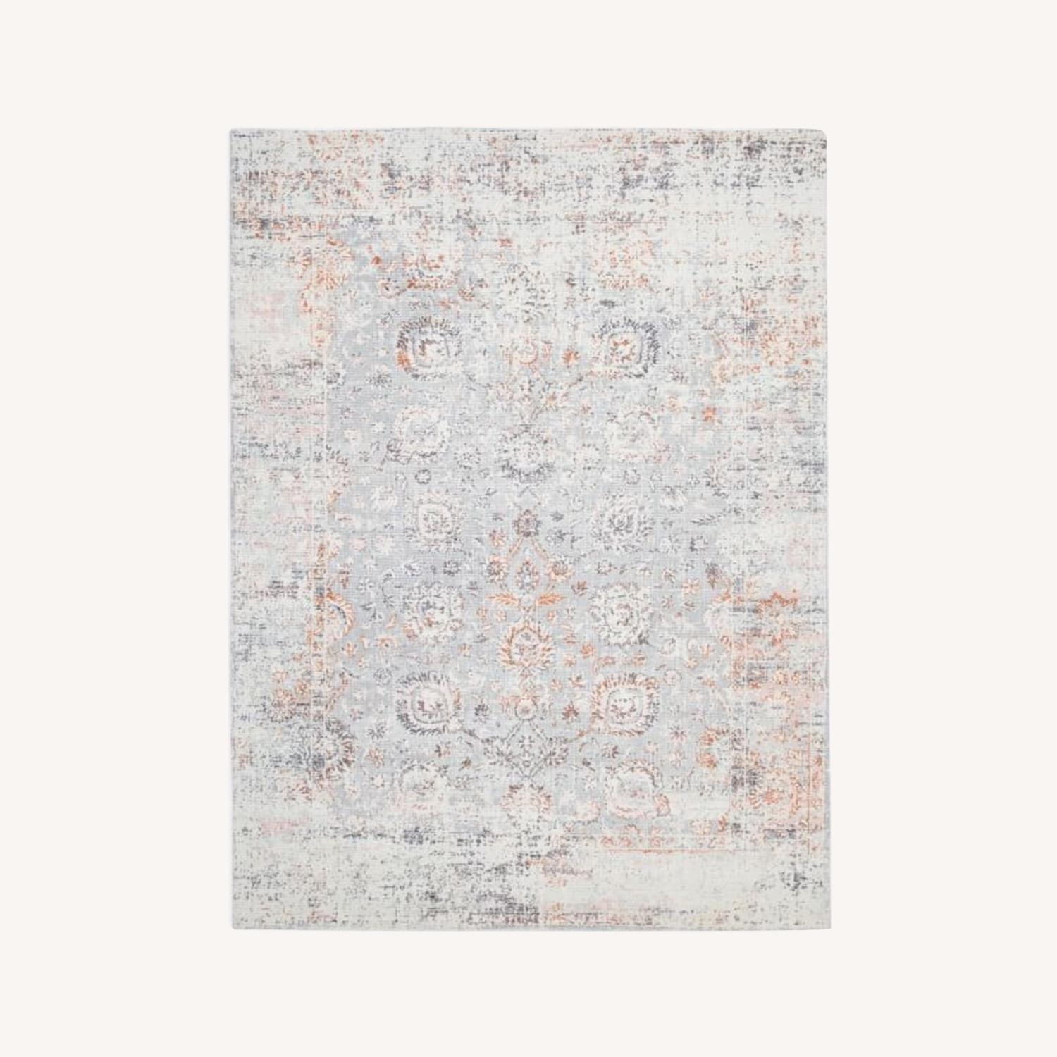 West Elm Flourish Rug, Platinum - image-0
