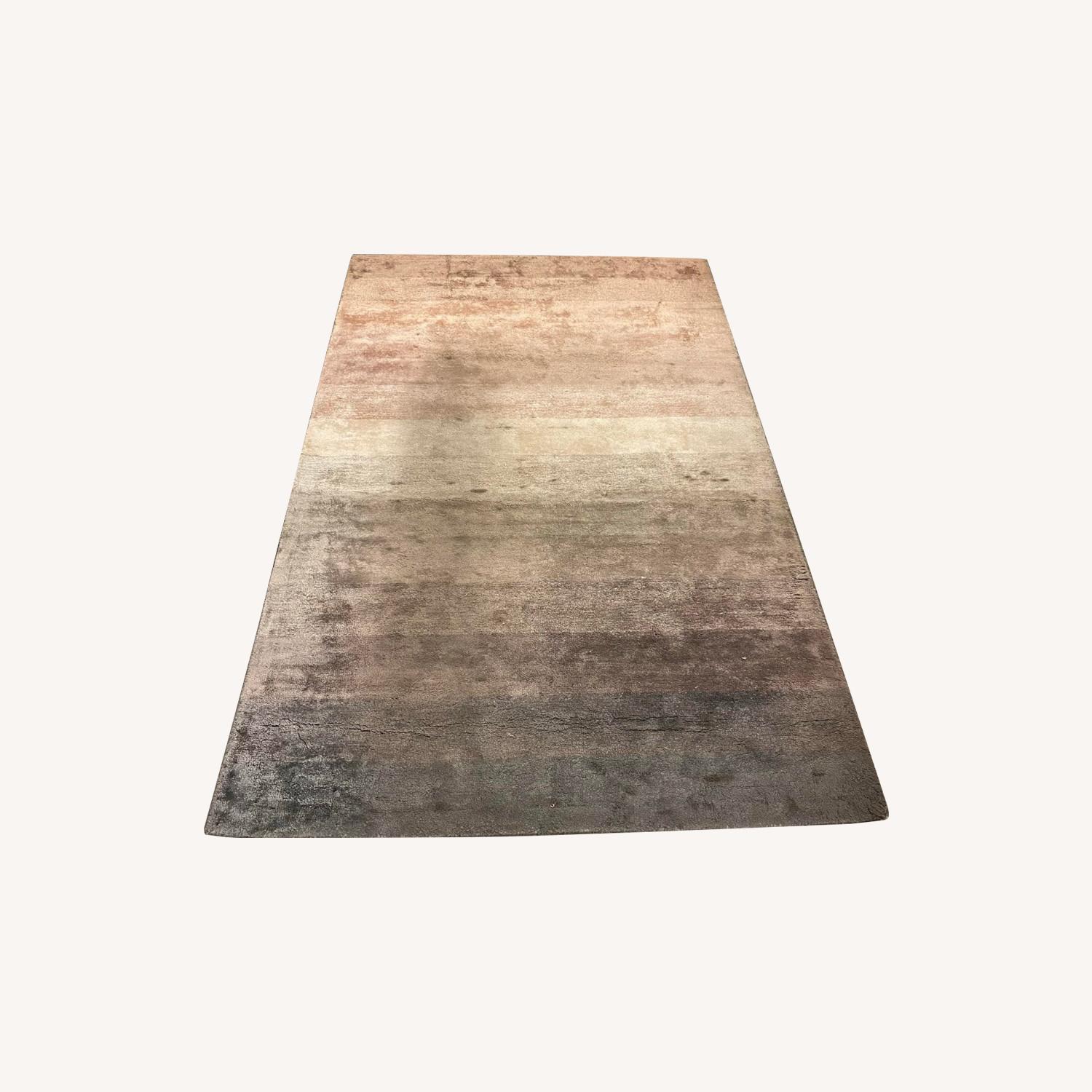 West Elm Stripe Gradient Rug - image-0