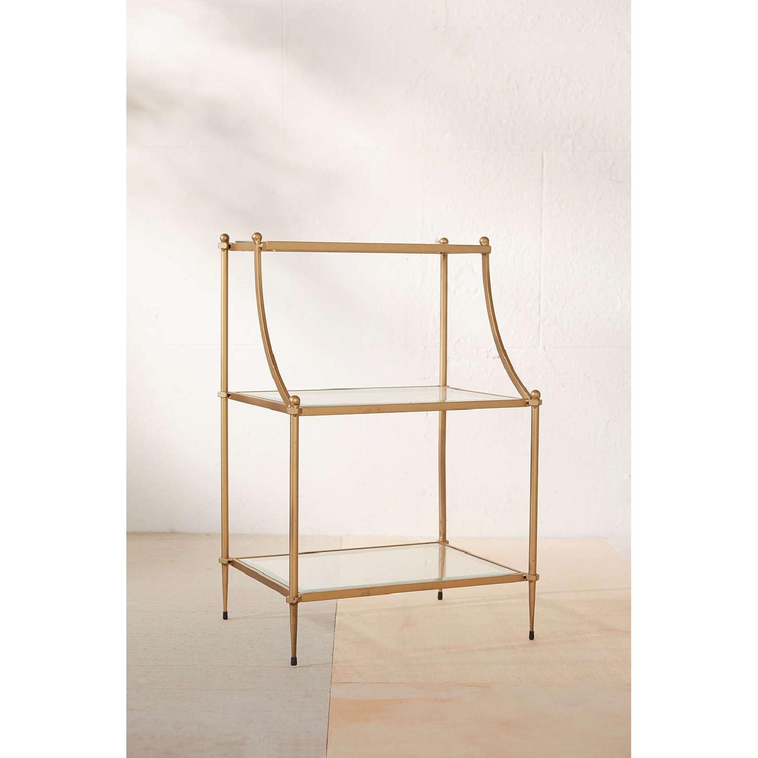 Urban Outfitters Gold Regency Side Table - image-1
