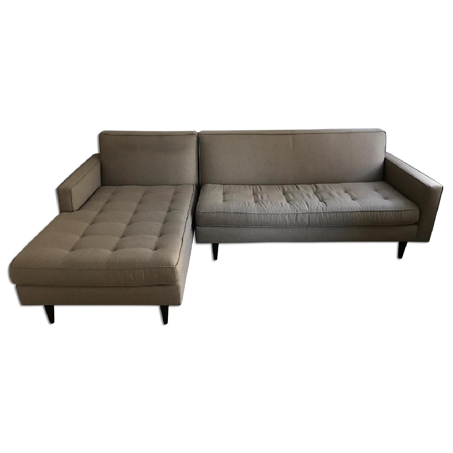 Room & Board Reese Sectional Sofa w/ Chaise AptDeco