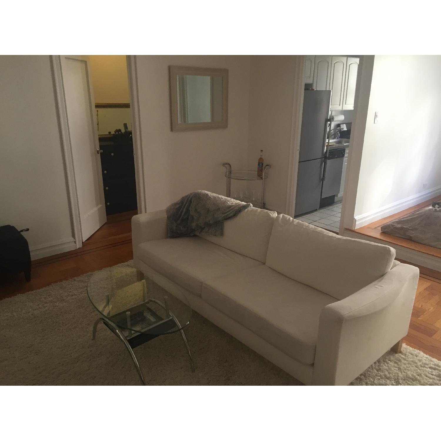 Ikea Karlstad Sofa in White - image-2