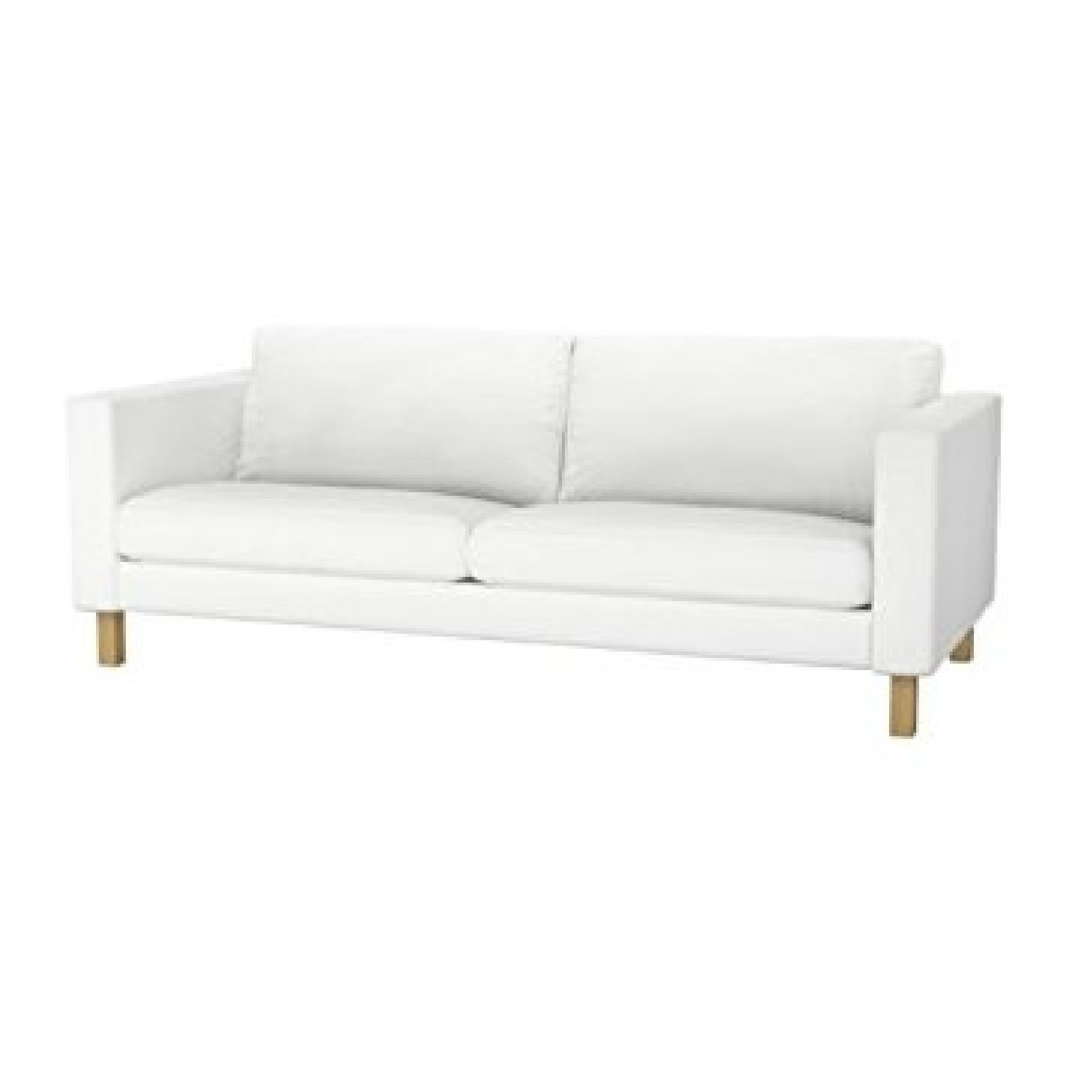 Ikea Karlstad Sofa in White - image-3
