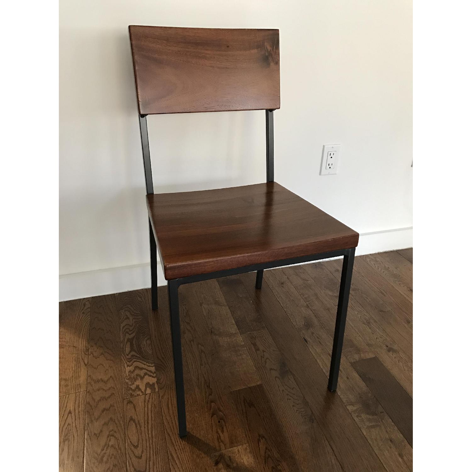 West Elm Rustic Dining Chairs - image-1