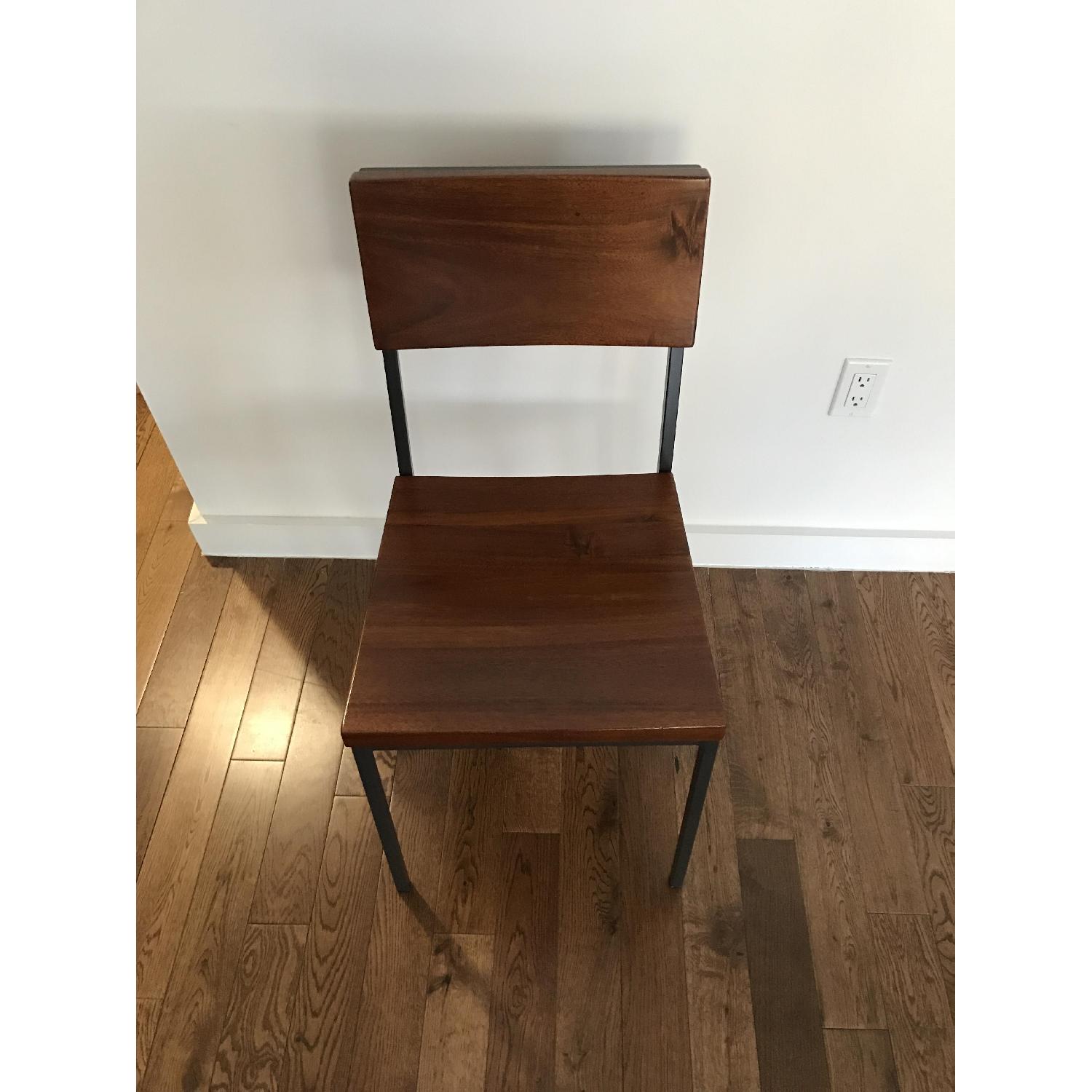 West Elm Rustic Dining Chairs - image-2