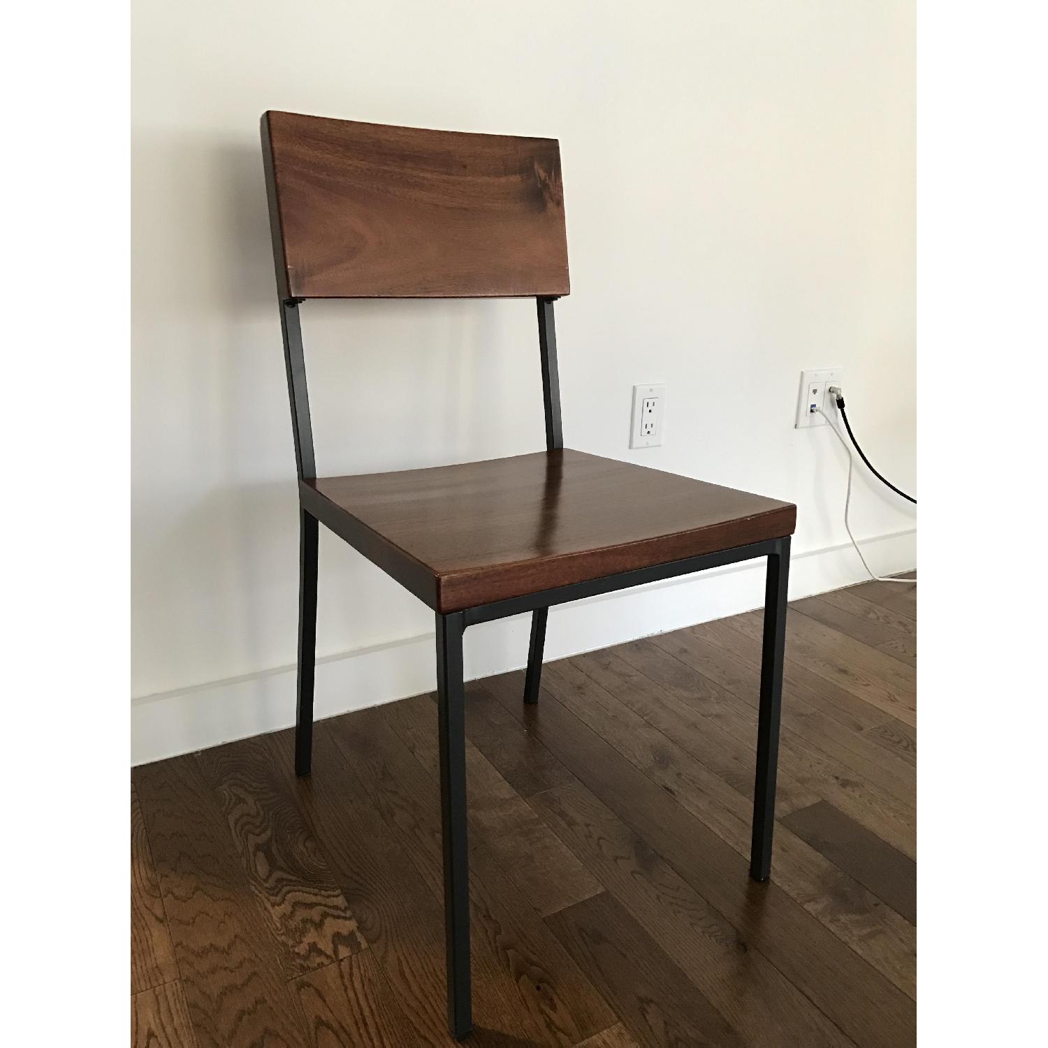 West Elm Rustic Dining Chairs - image-4