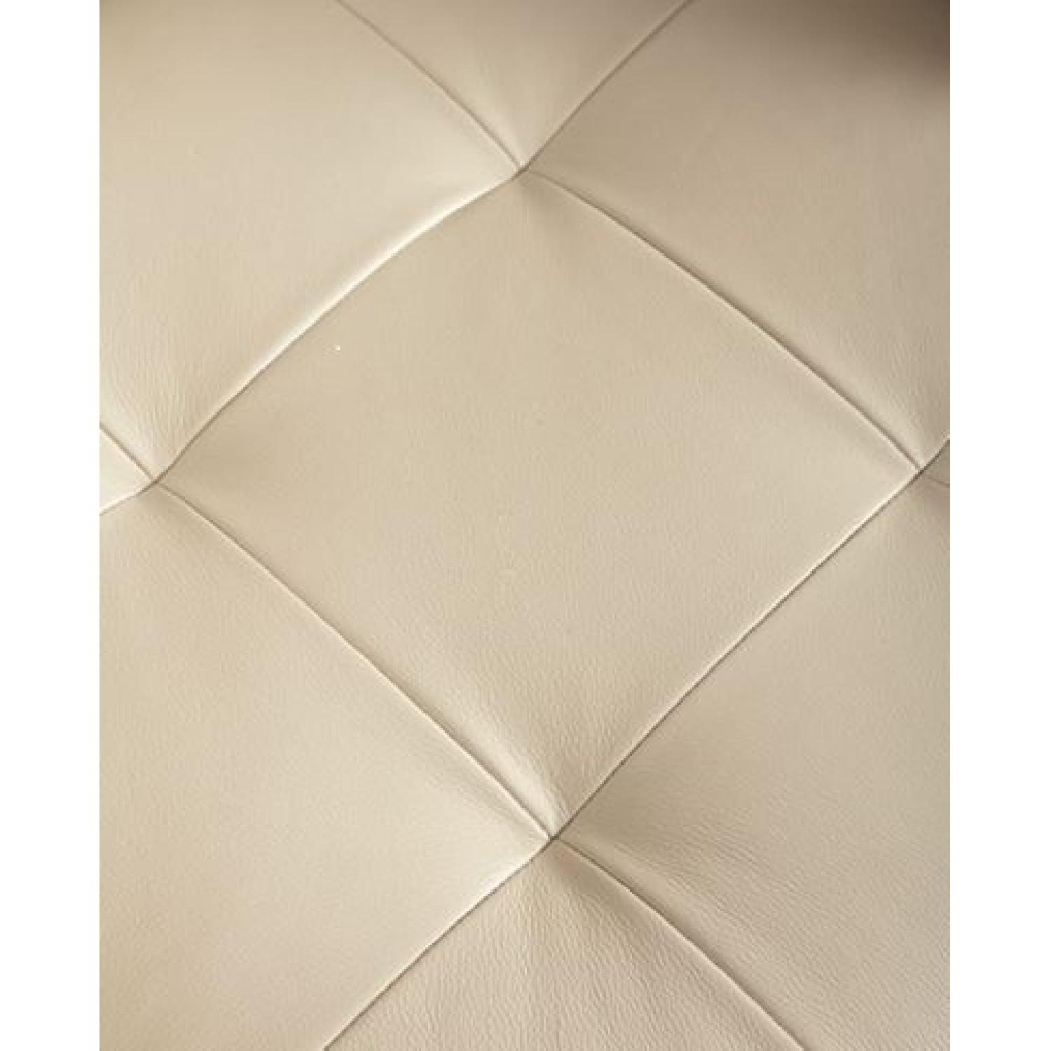 Macy's Pearl Leather Sofa - image-4