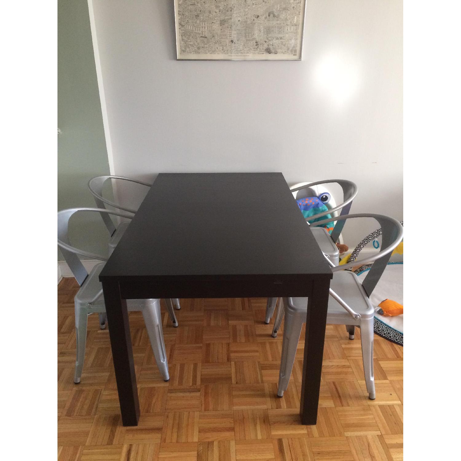 Ikea Bjursta Black Table - image-1