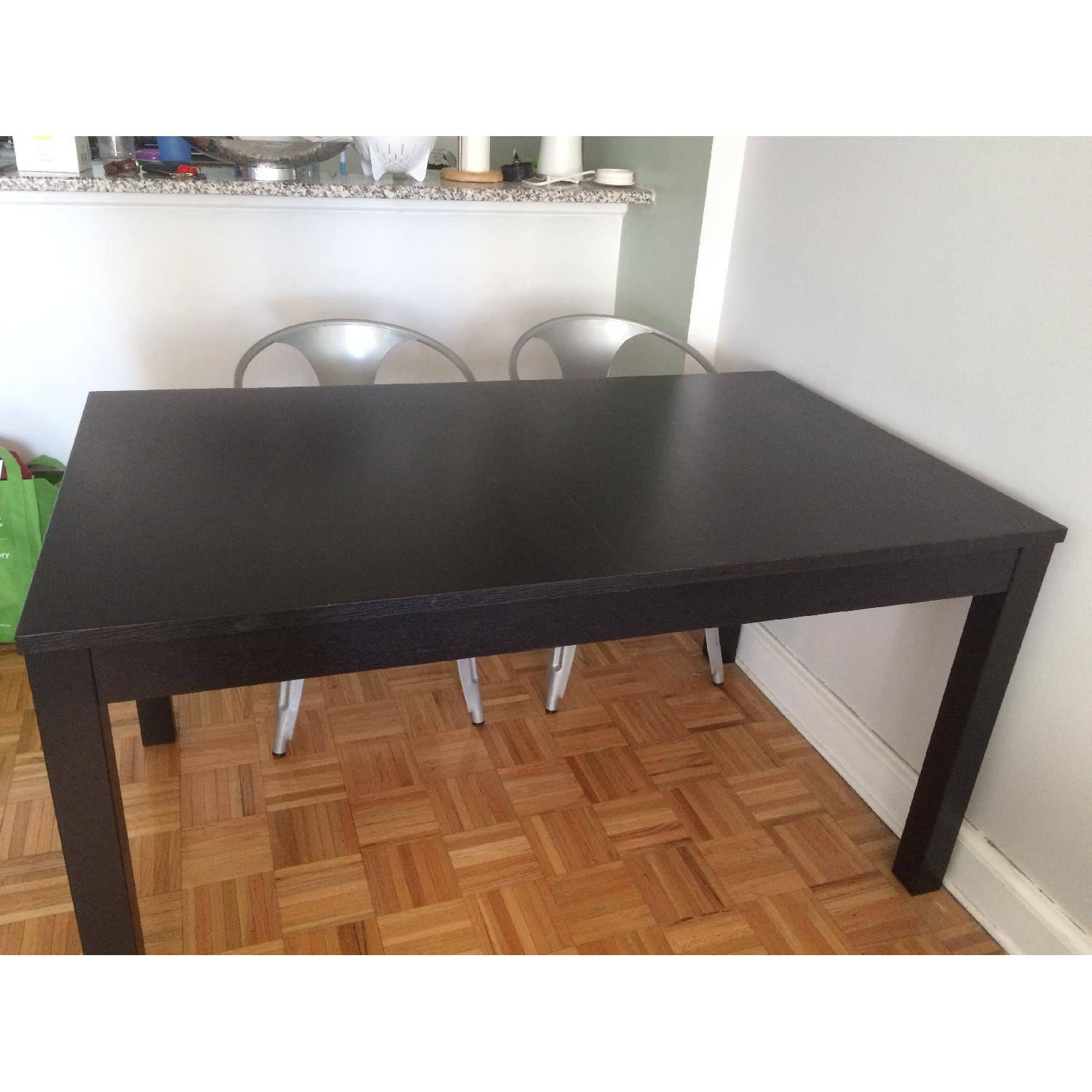Ikea Bjursta Black Table - AptDeco