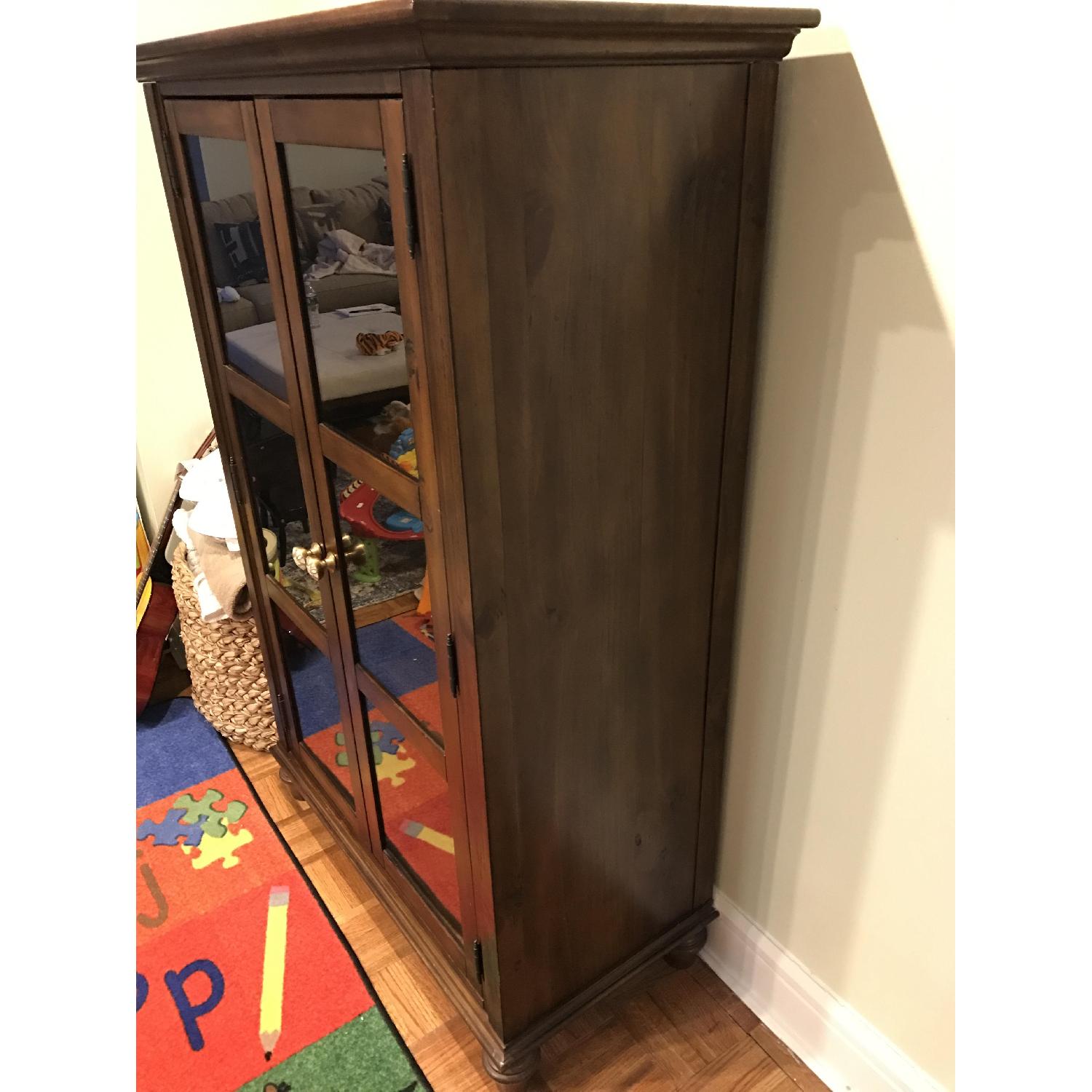 Pottery Barn Tivoli Glass Cabinet - image-2