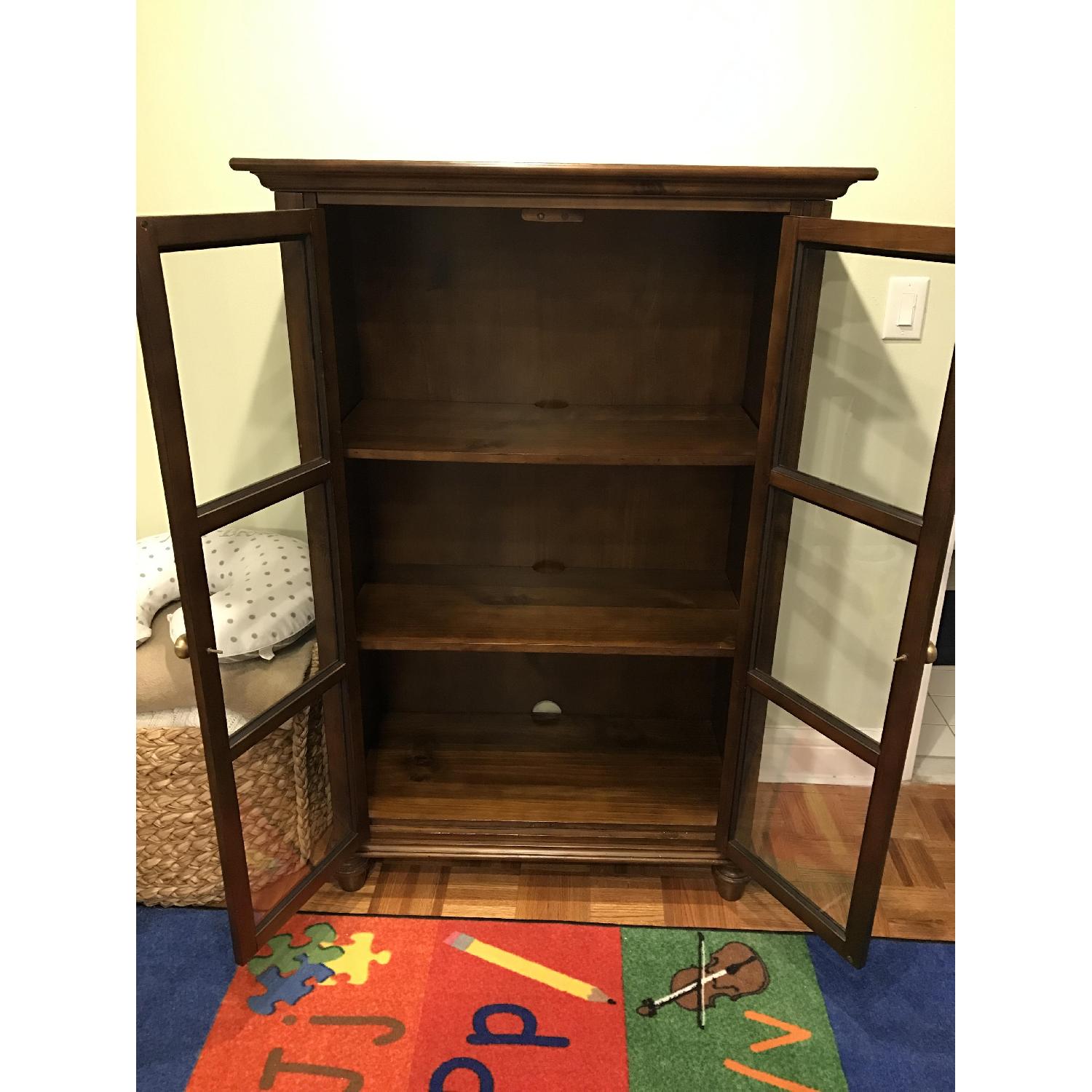 Pottery Barn Tivoli Glass Cabinet - image-5