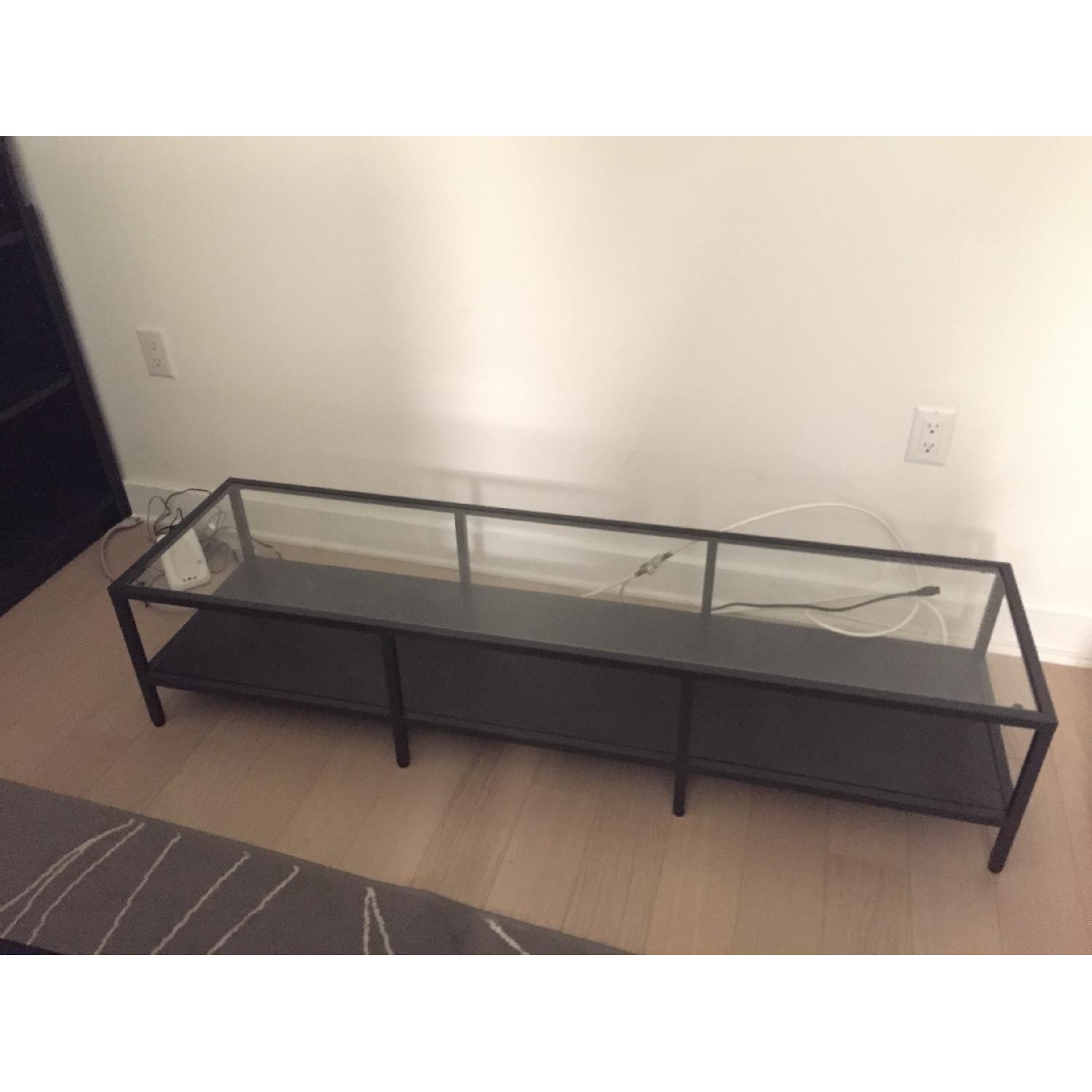 Ikea GlassTop TV Stand AptDeco