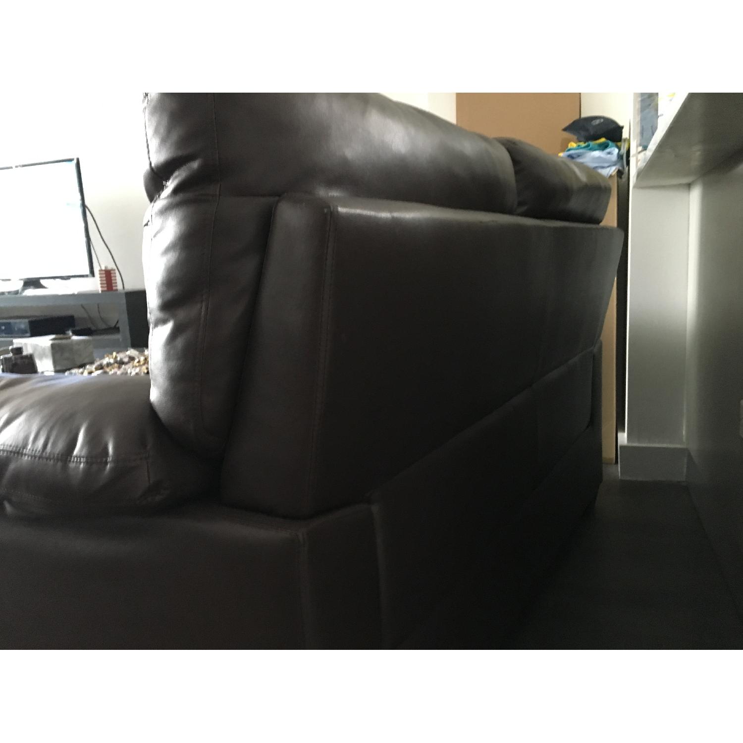 Leather Loveseat - image-4