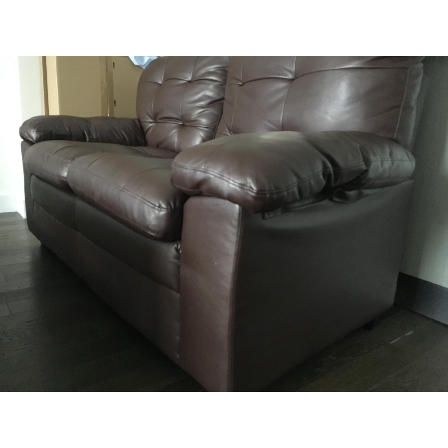 Leather Loveseat - image-5