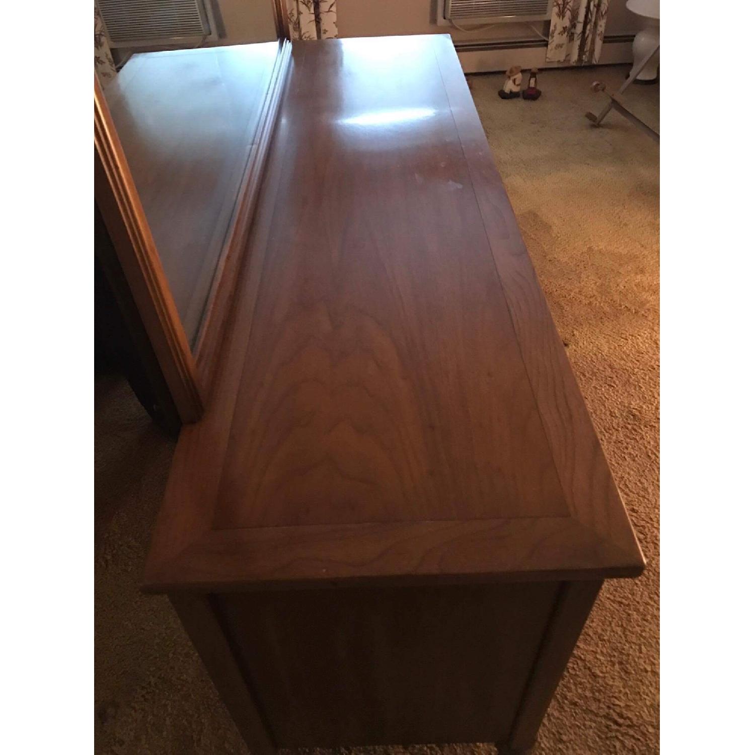 1960s White Furniture Company Dresser w/ Mirror - image-3