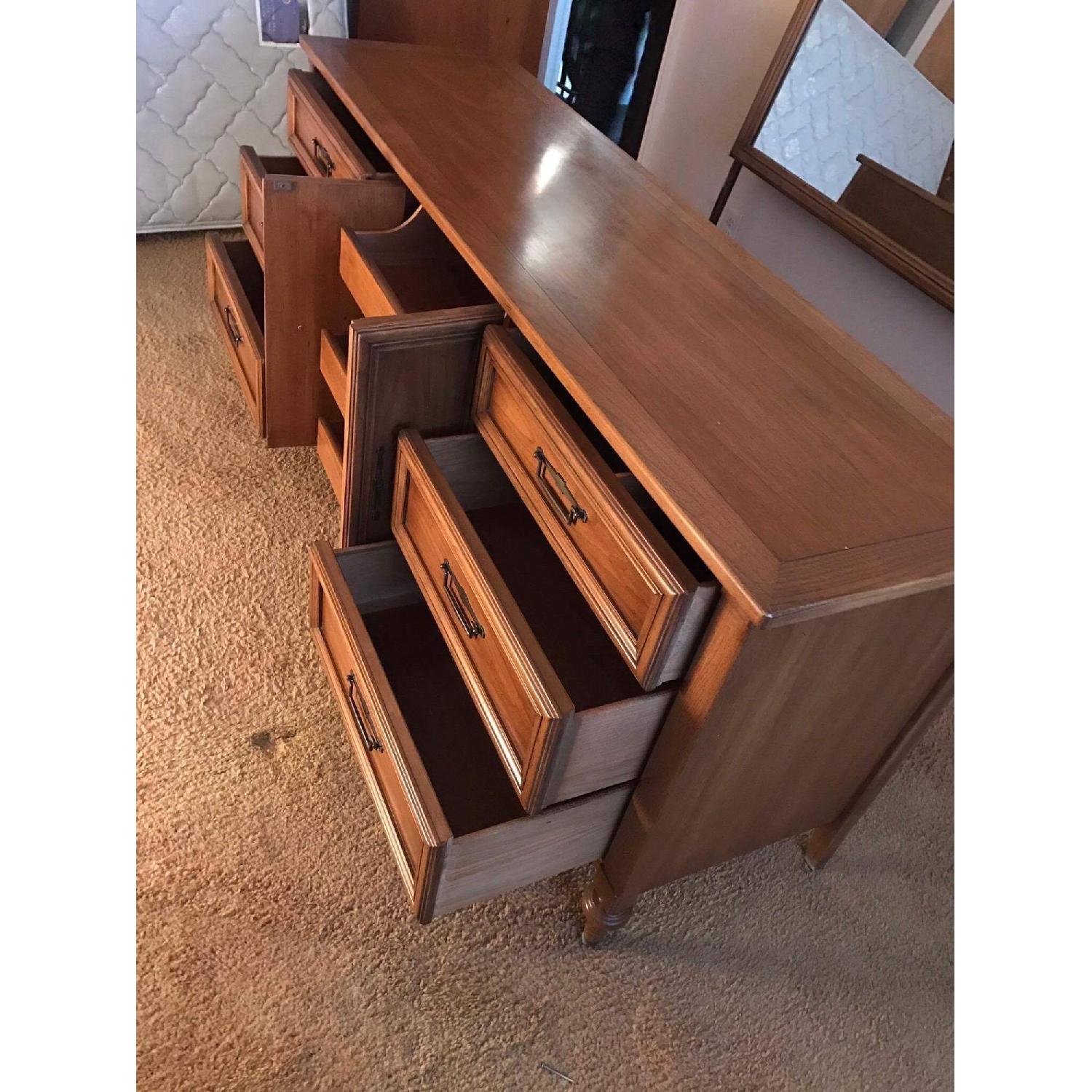 1960s White Furniture Company Dresser w/ Mirror - image-8