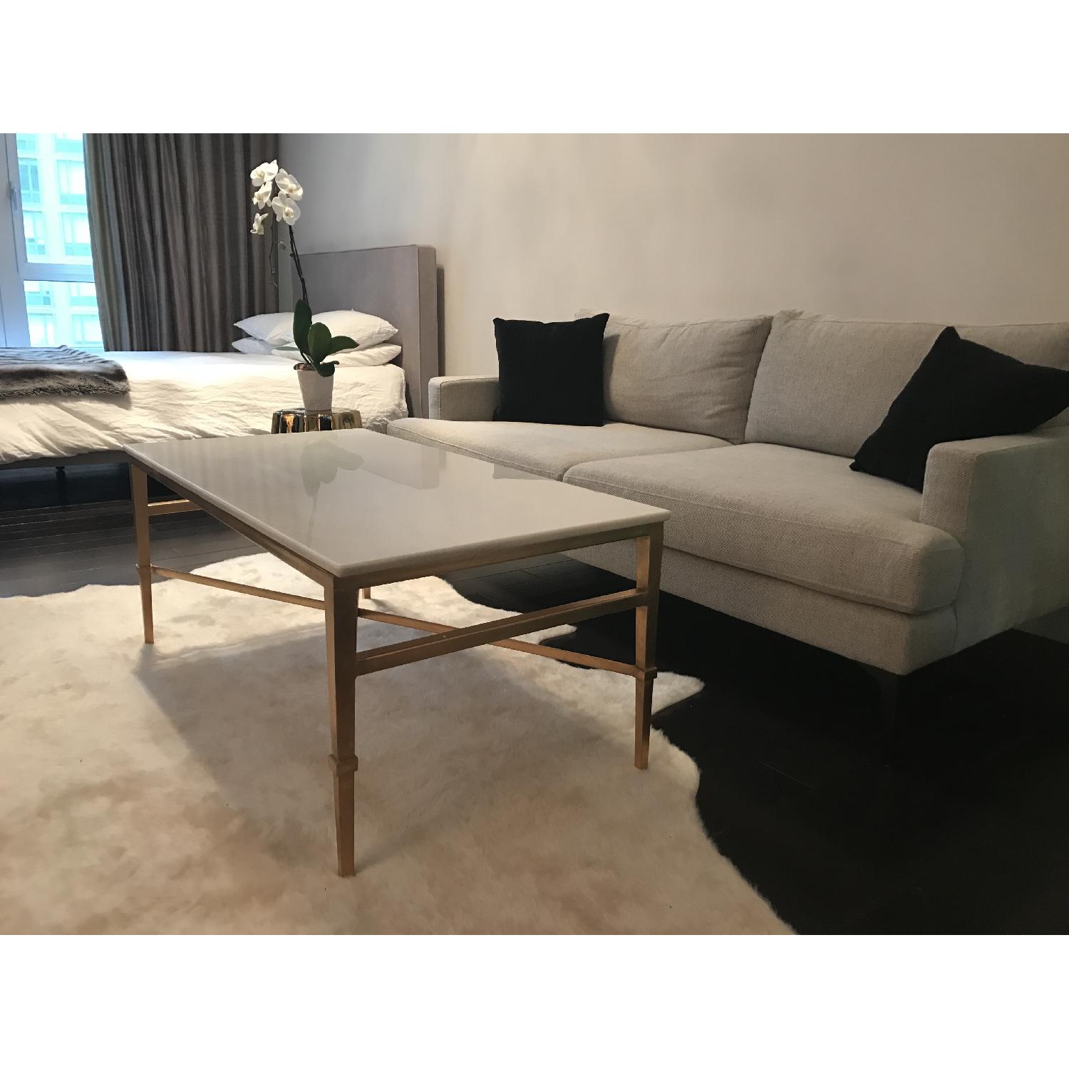 Safavieh Couture Gold & Marble Acker Coffee Table - image-3