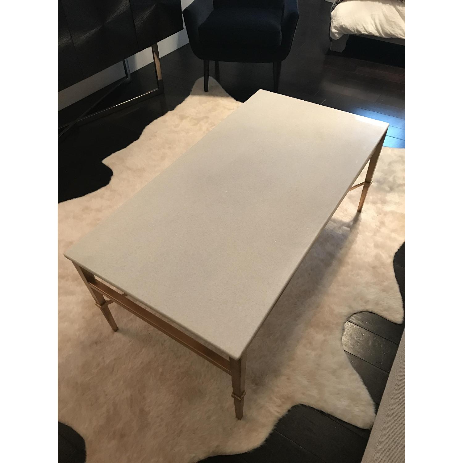 Safavieh Couture Gold & Marble Acker Coffee Table - image-4