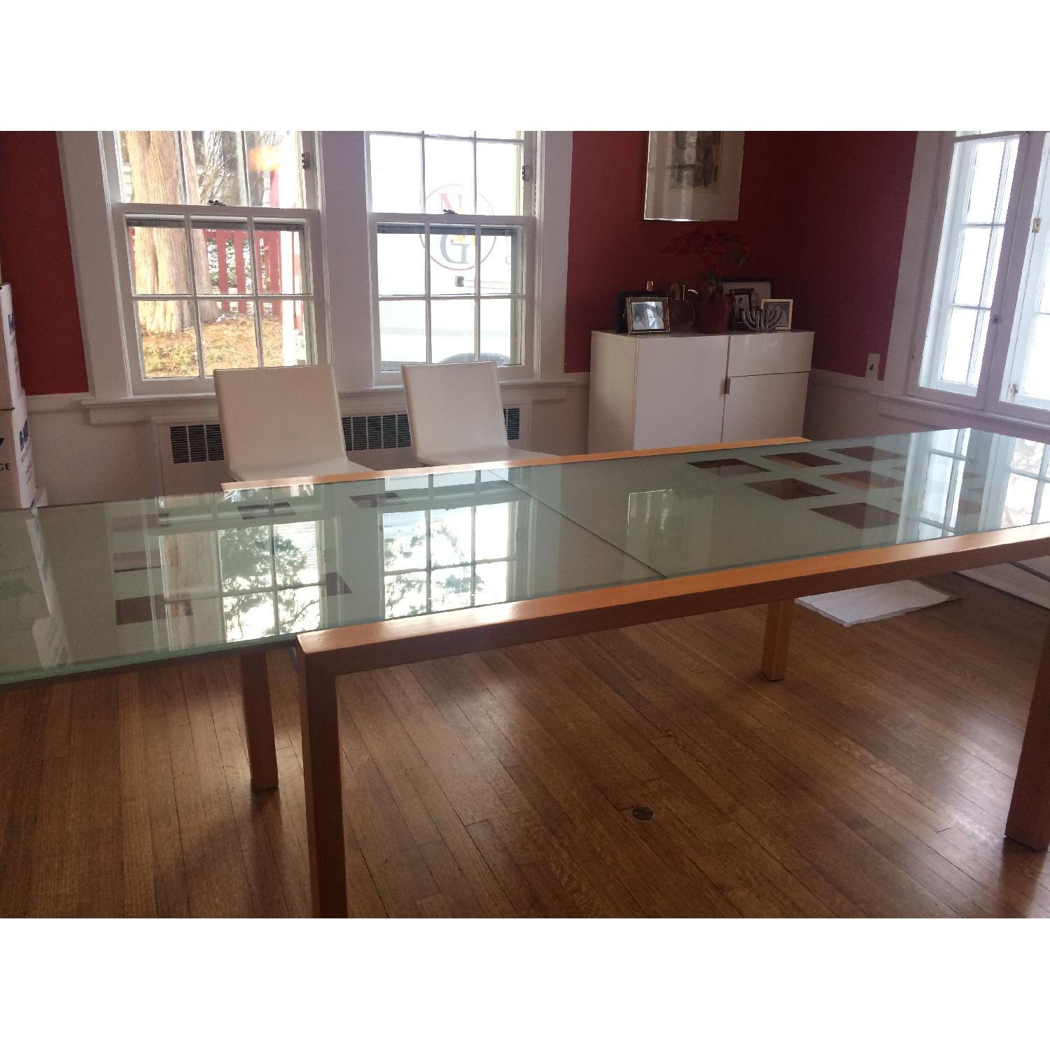 Ligne Roset Expandable Glass Dining Table - image-2