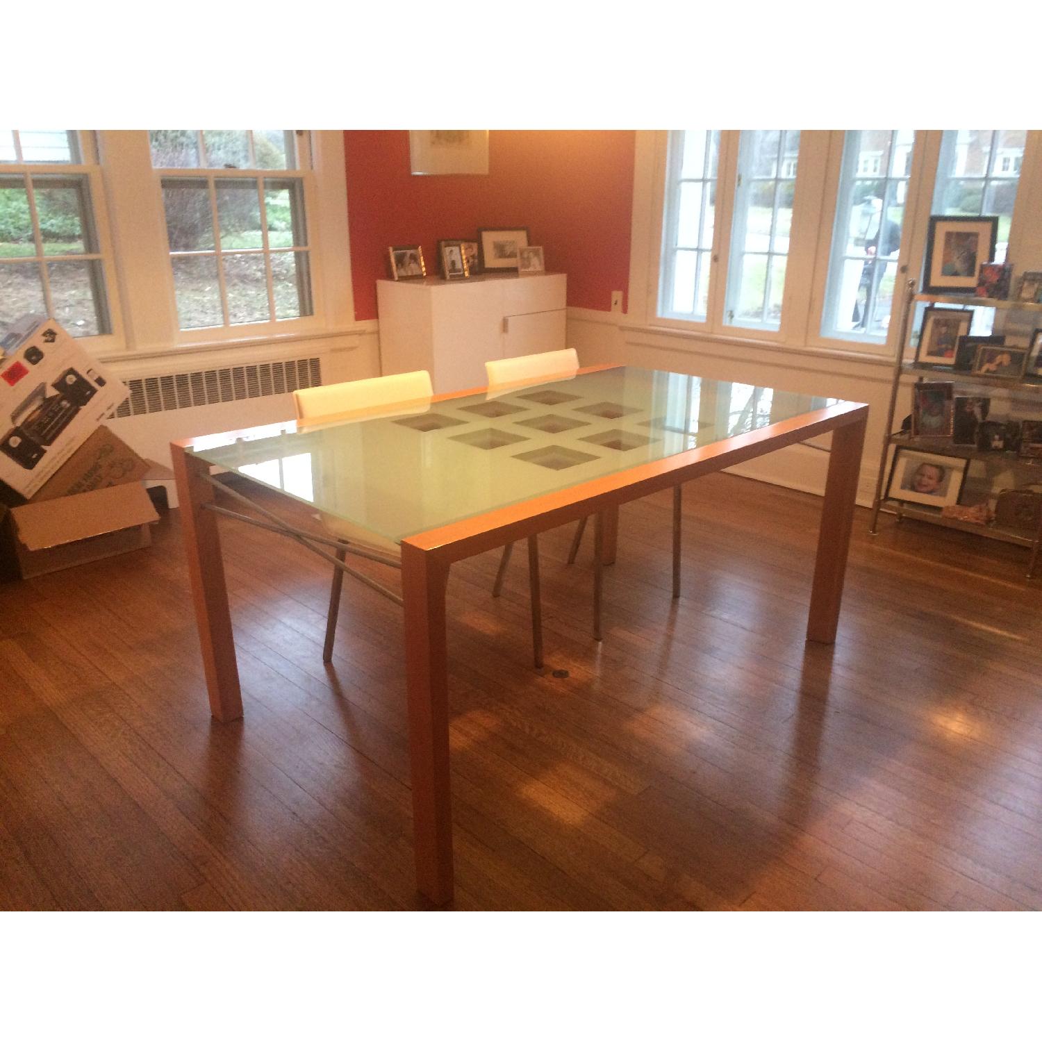 Ligne Roset Expandable Glass Dining Table - image-7