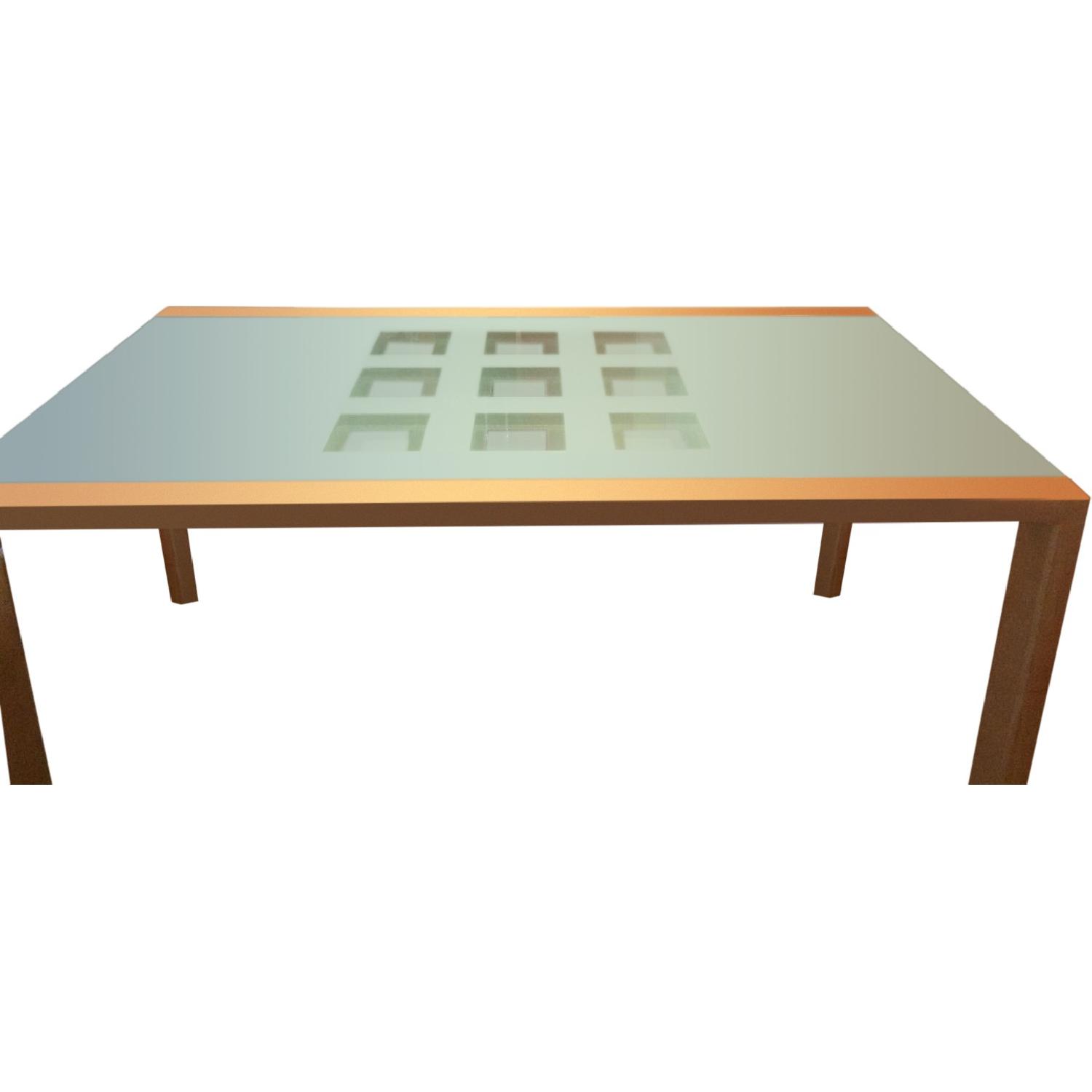Ligne Roset Expandable Glass Dining Table - image-0