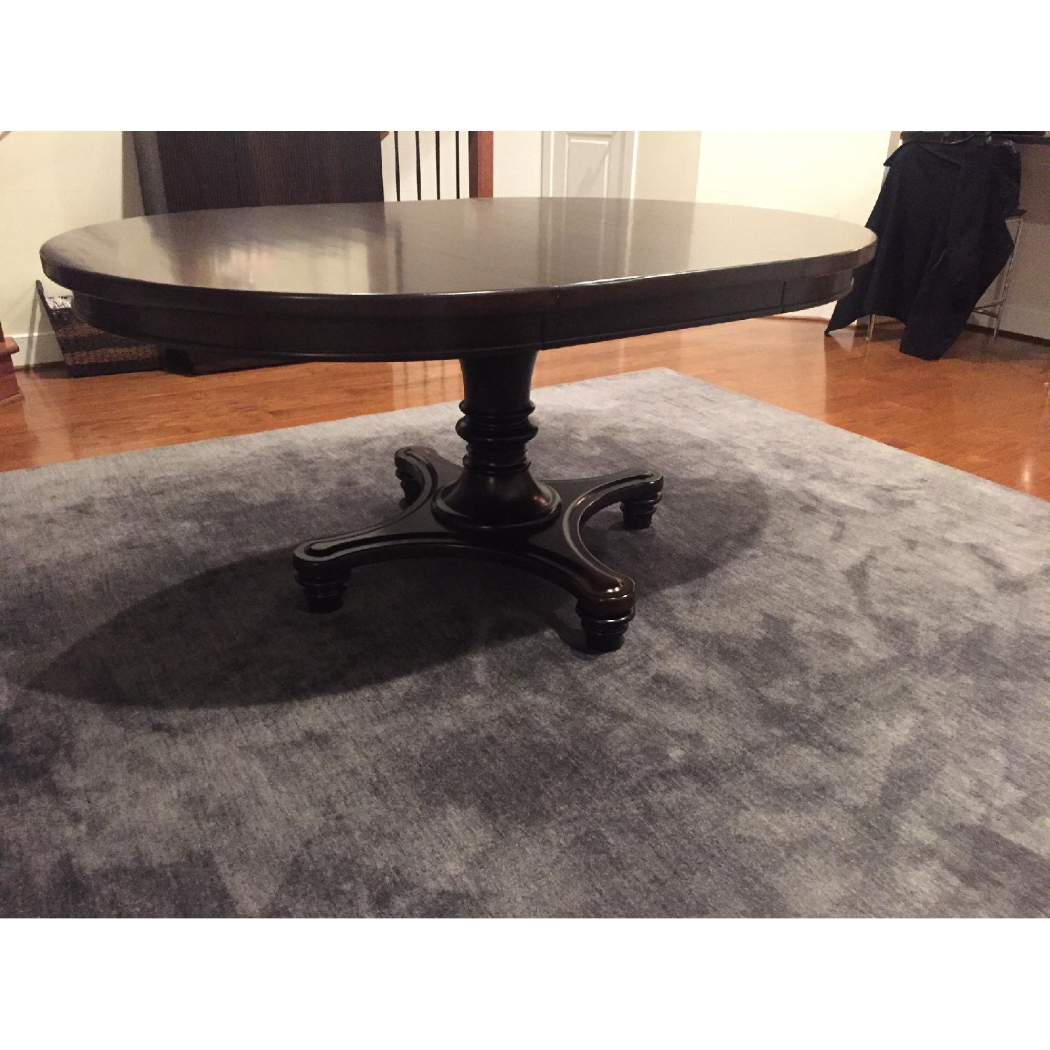 Pottery Barn Pedestal Dining Table - image-2