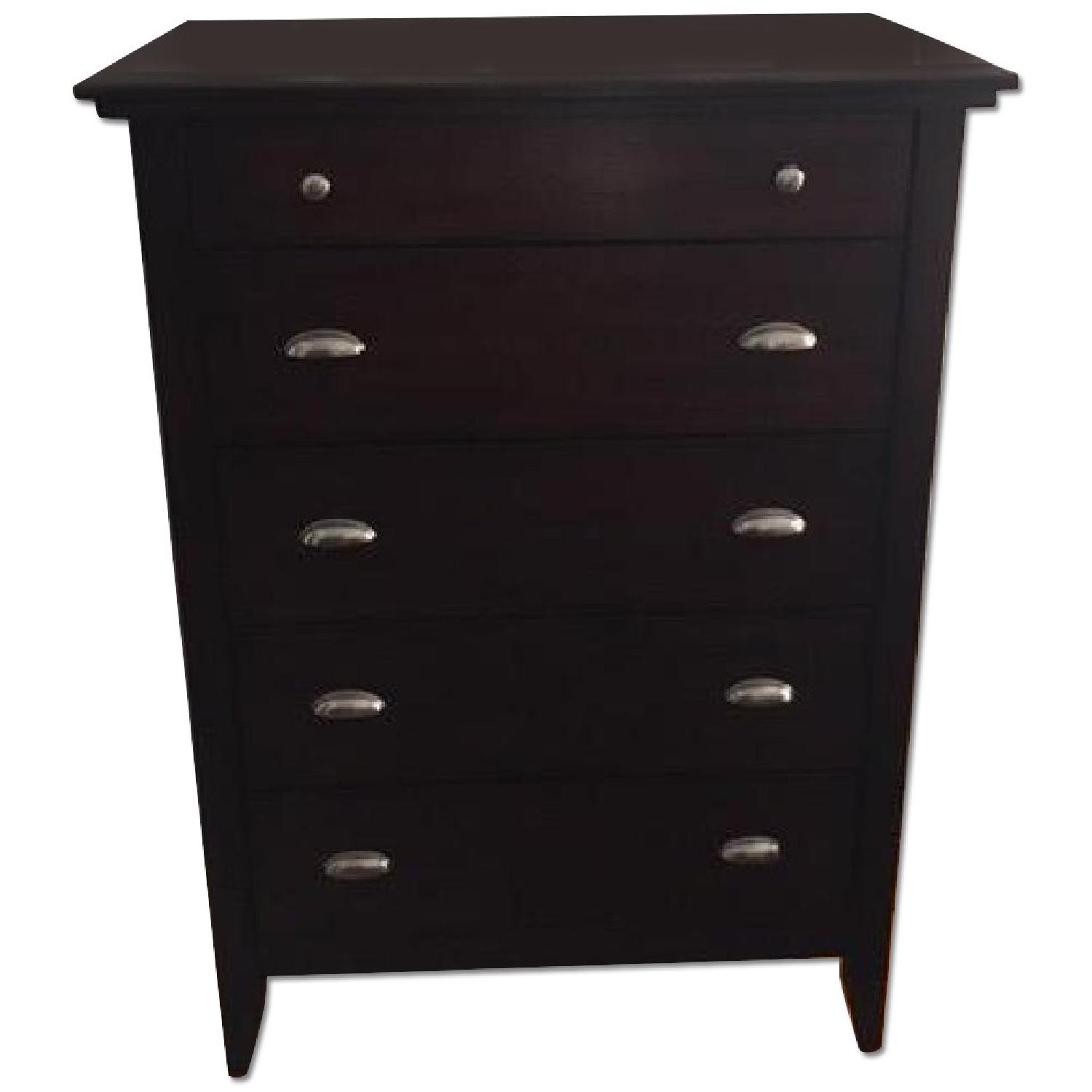 4 Piece Dark Wood Bedroom Set - image-14